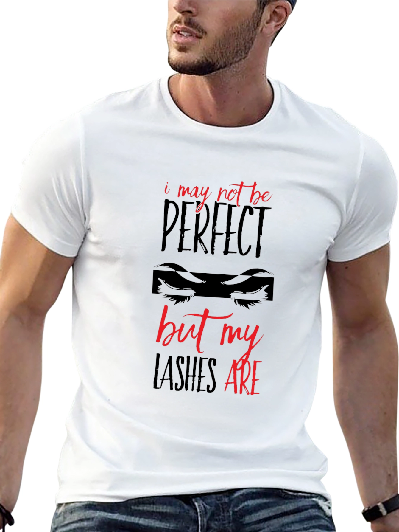 Black Lashes Are Perfect T-Shirt view 13