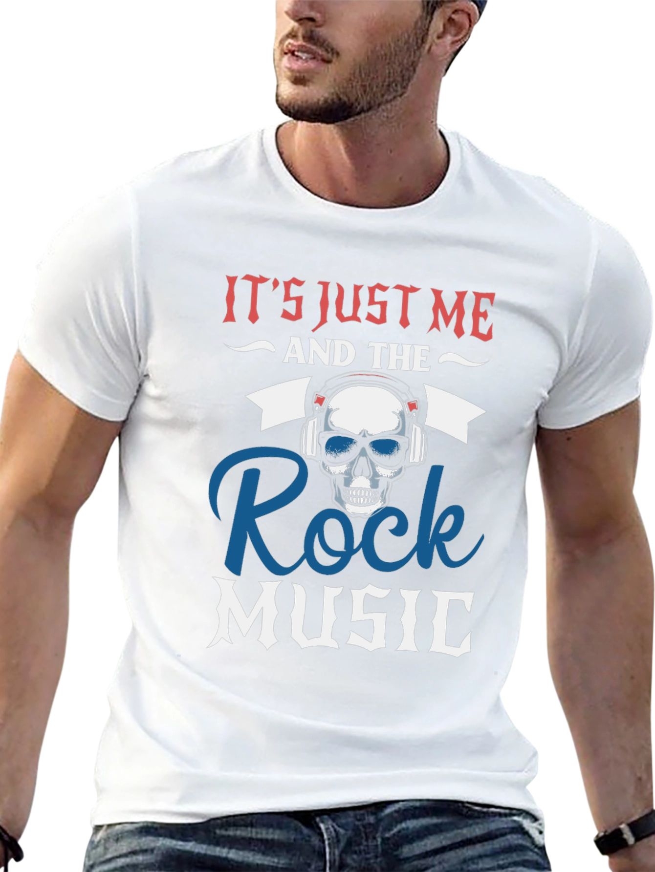 Black Rock Music Skull T-Shirt - 'It's Just Me' view 13