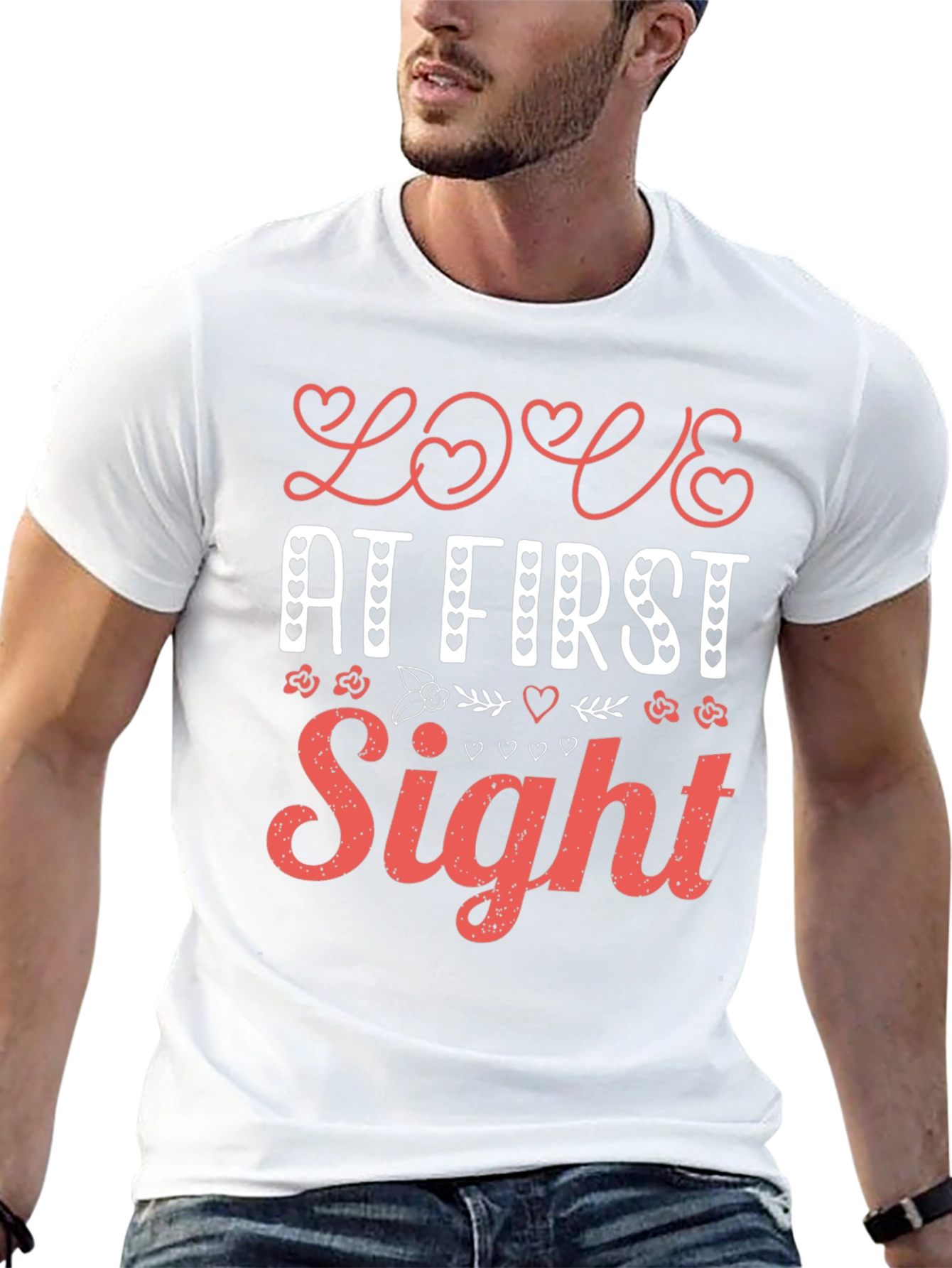 Black Love At First Sight T-Shirt view 13