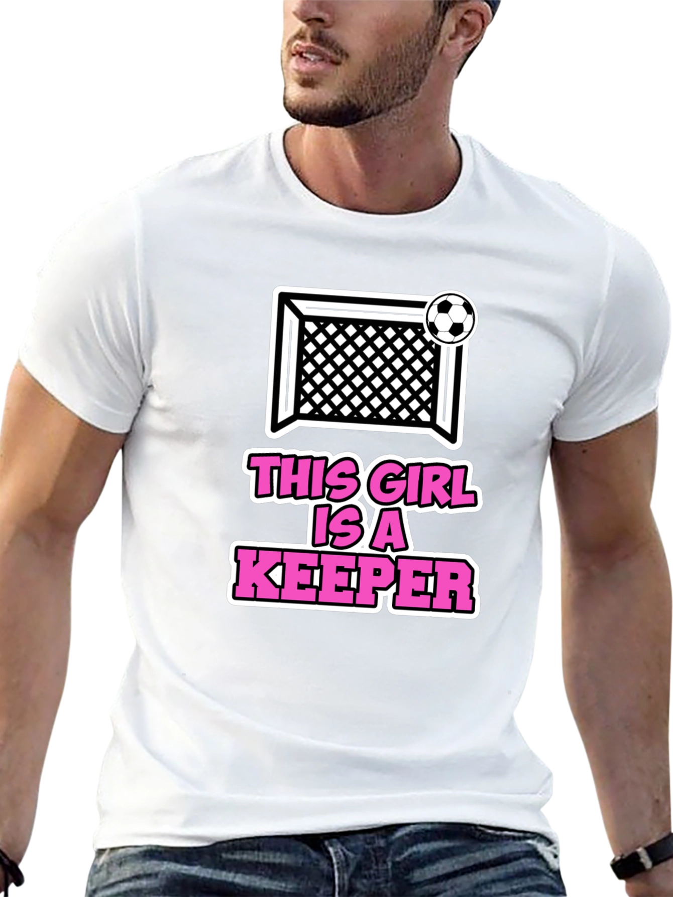 Black This Girl is a Keeper T-Shirt view 13