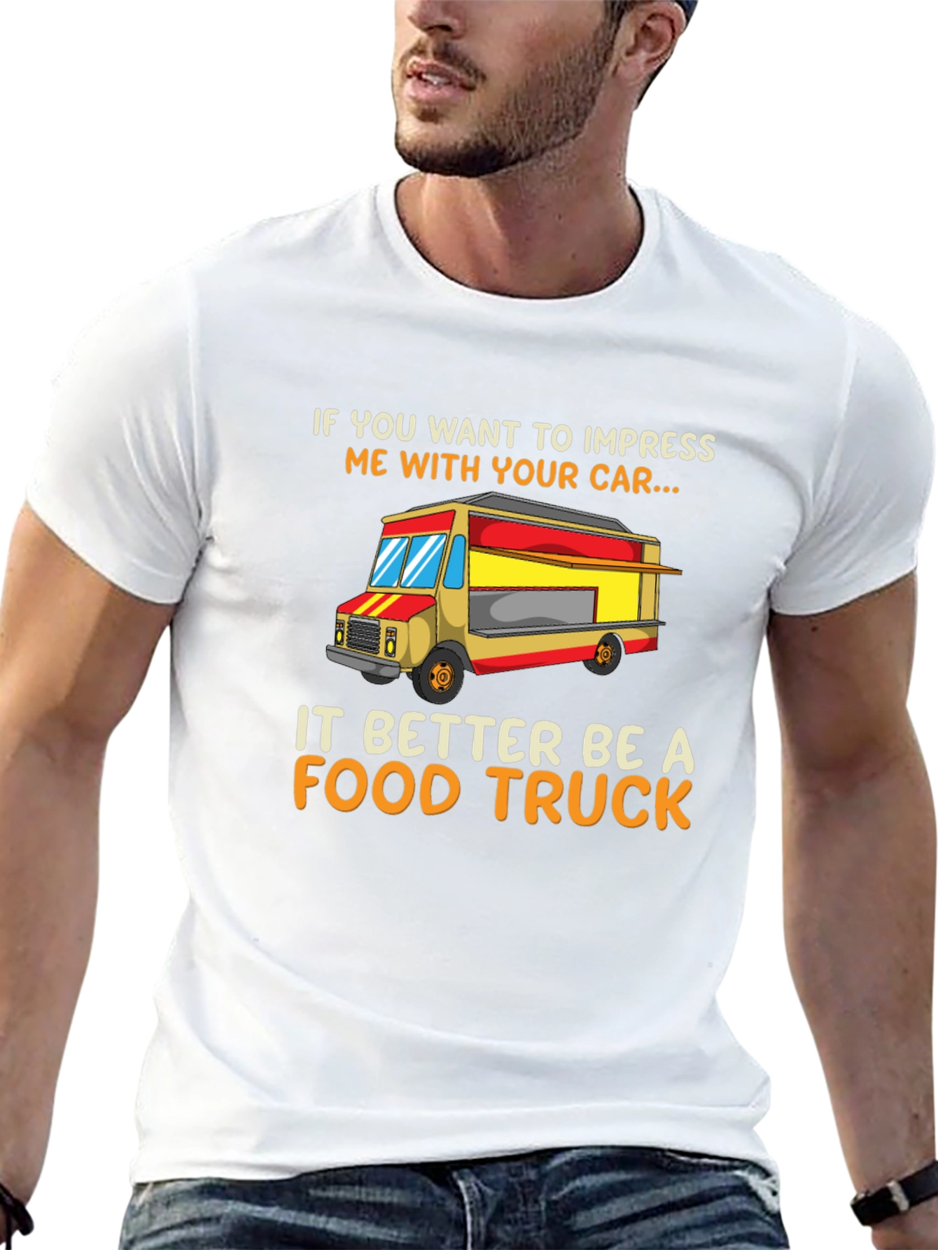 Black Food Truck T-Shirt - Funny Car Lover Tee view 13