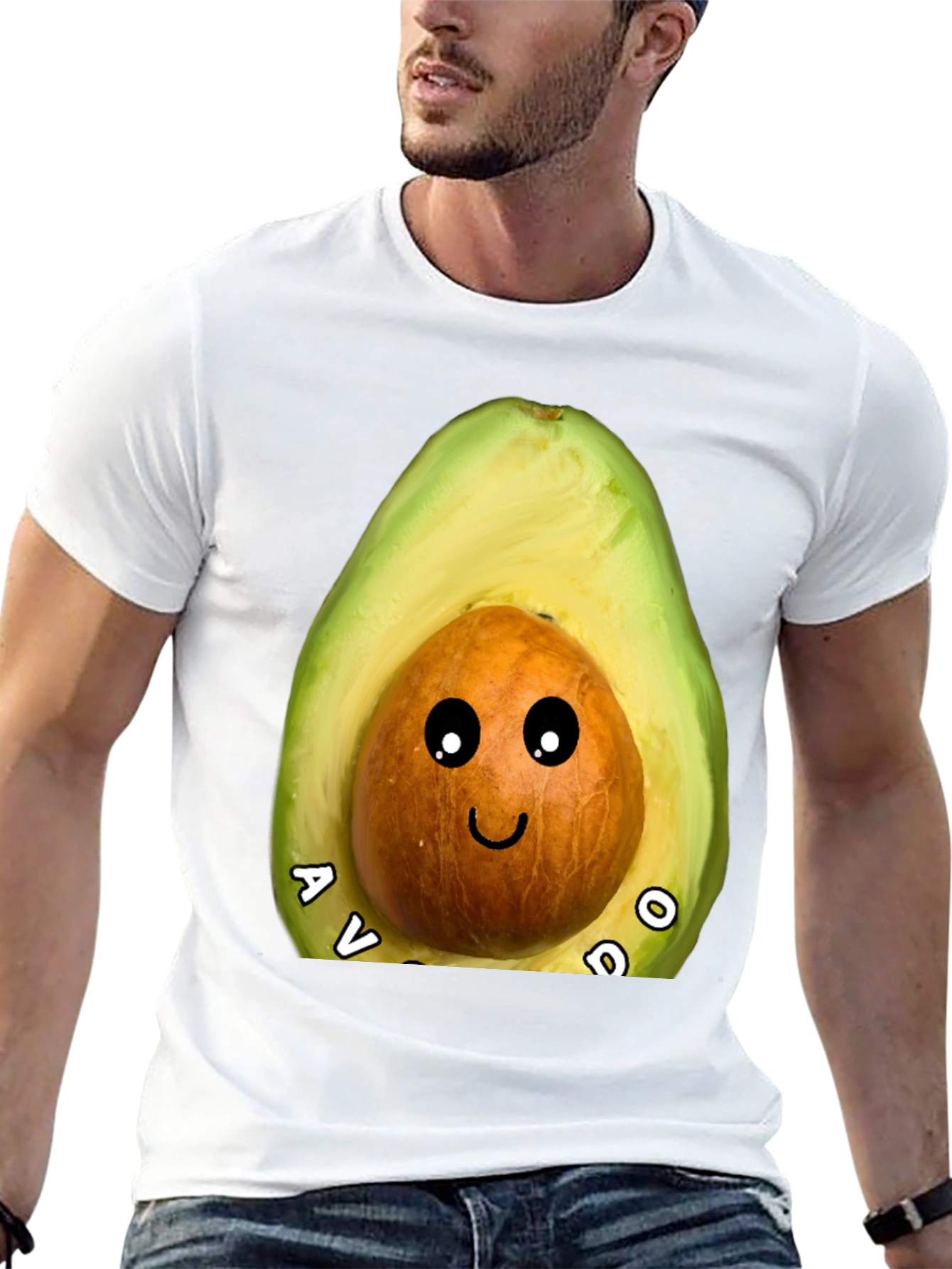 Black Avocado Graphic Tee - Cute Fruit Humor Shirt view 13