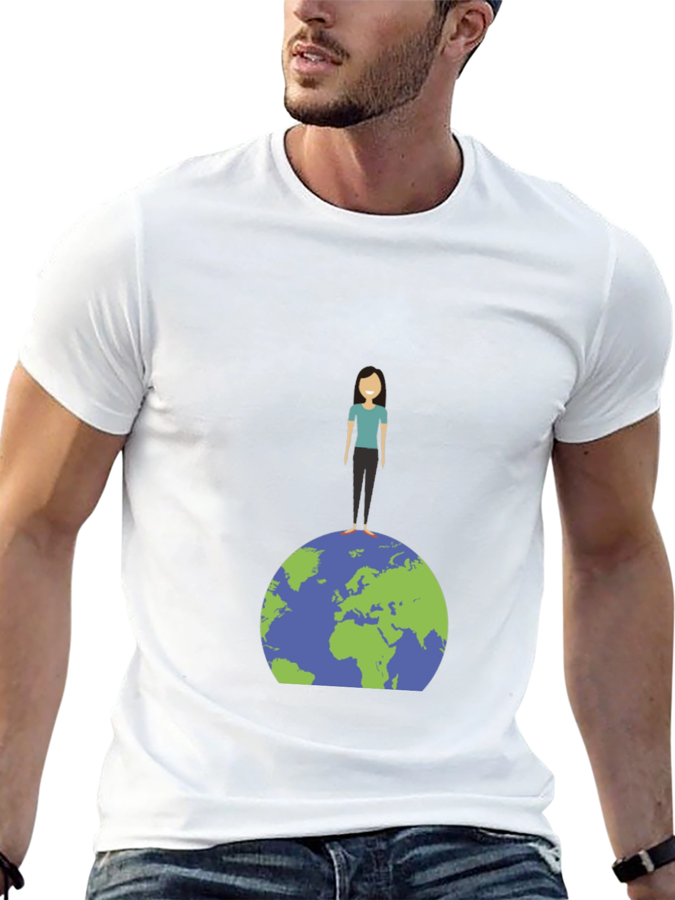 Black Earth Day Graphic Tee - Global Unity view 13