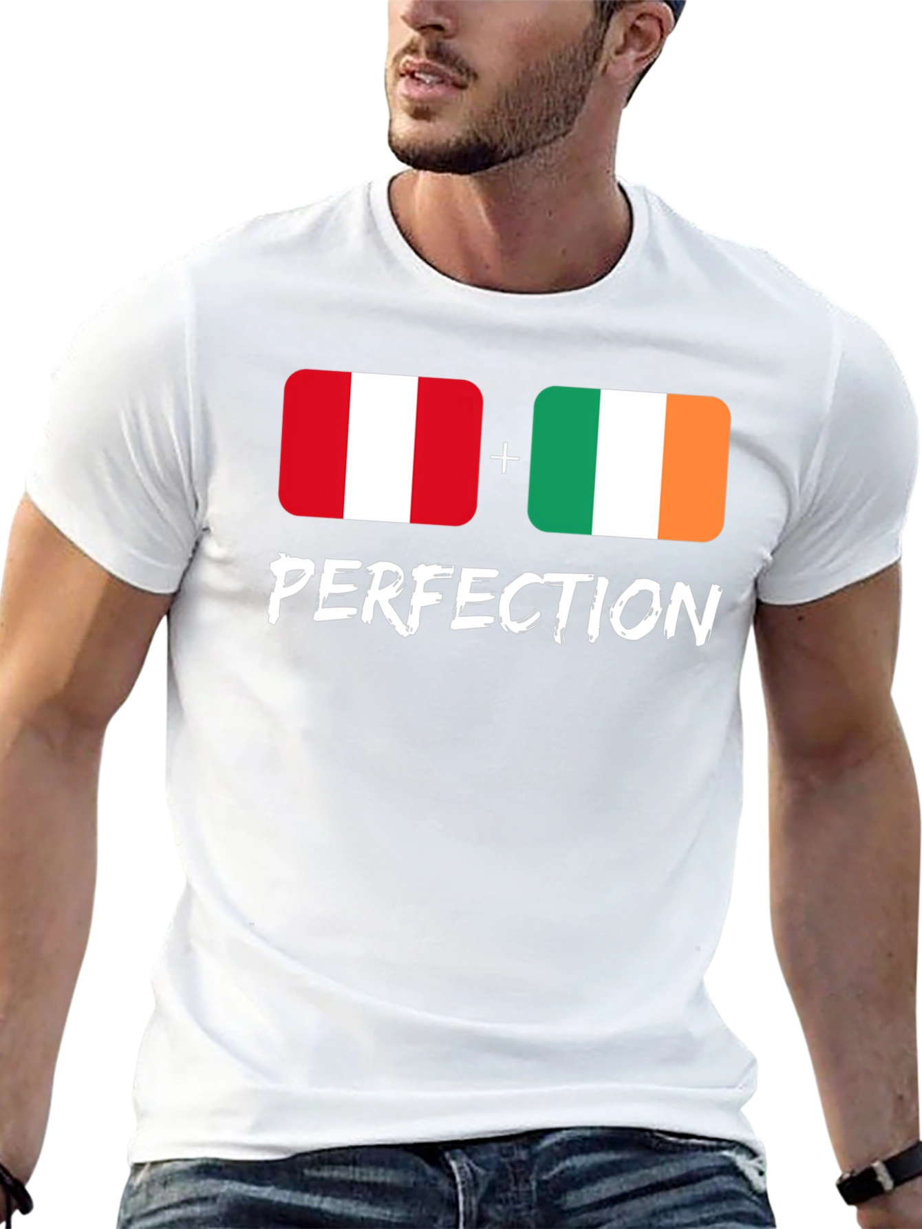 Black Peru & Ireland Perfection T-Shirt view 13