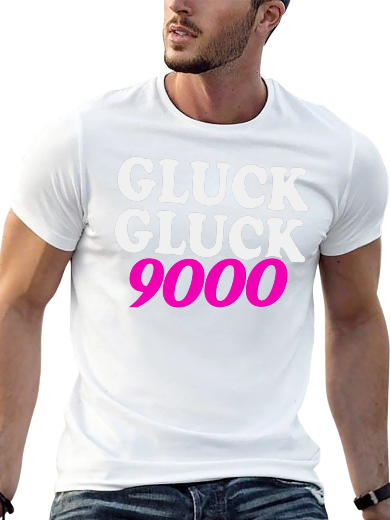 Black Gluck Gluck 9000 T-Shirt - Bold Graphic Tee view 13