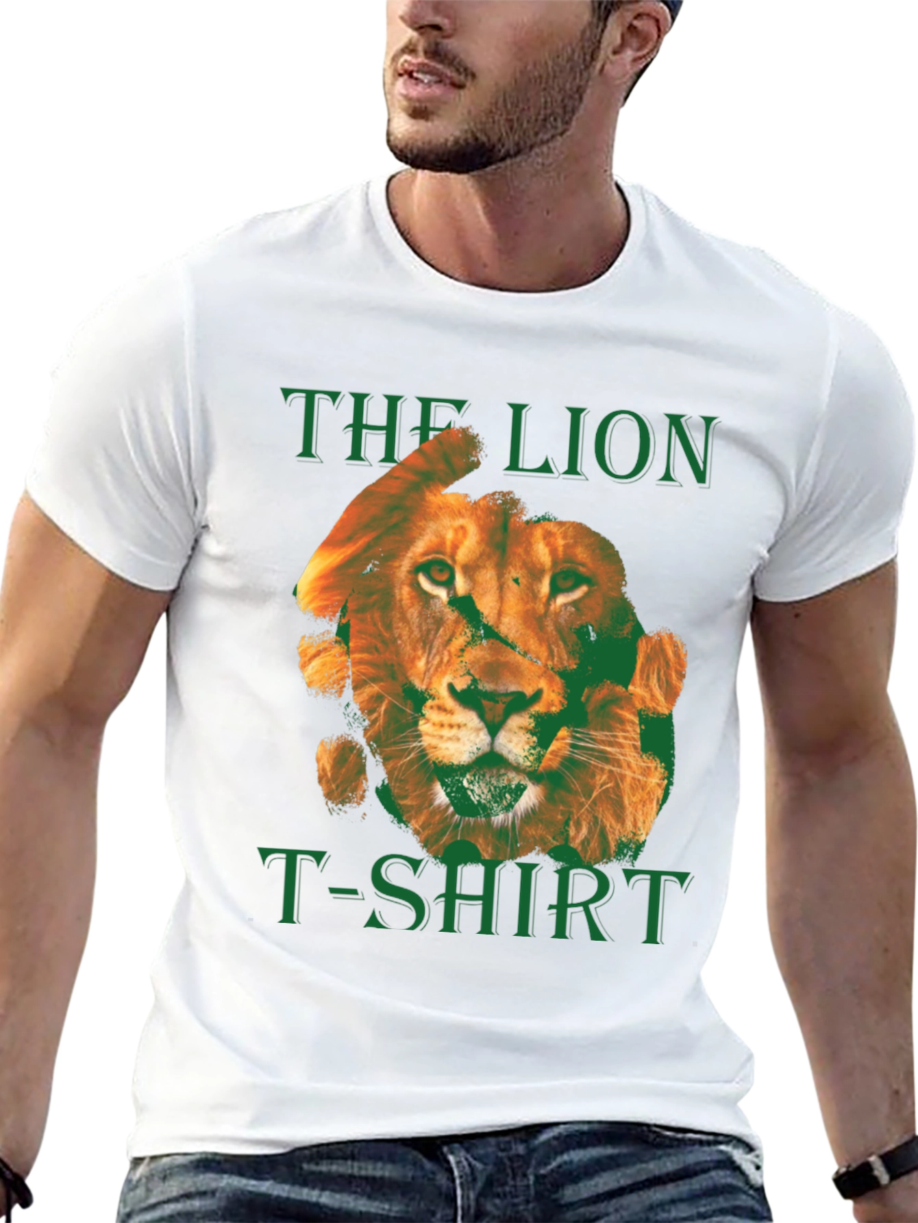Black The Lion T-Shirt - Graphic Print view 13