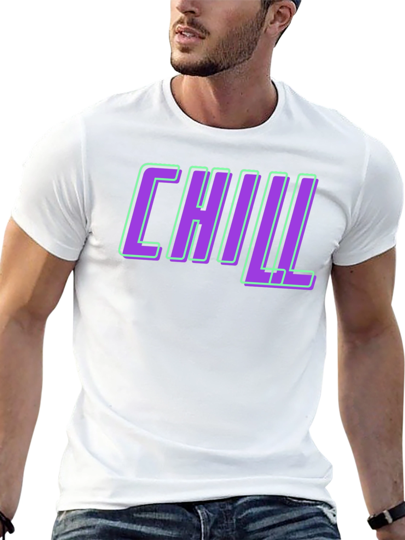 Black Chill Graphic Tee - Casual Comfort view 13