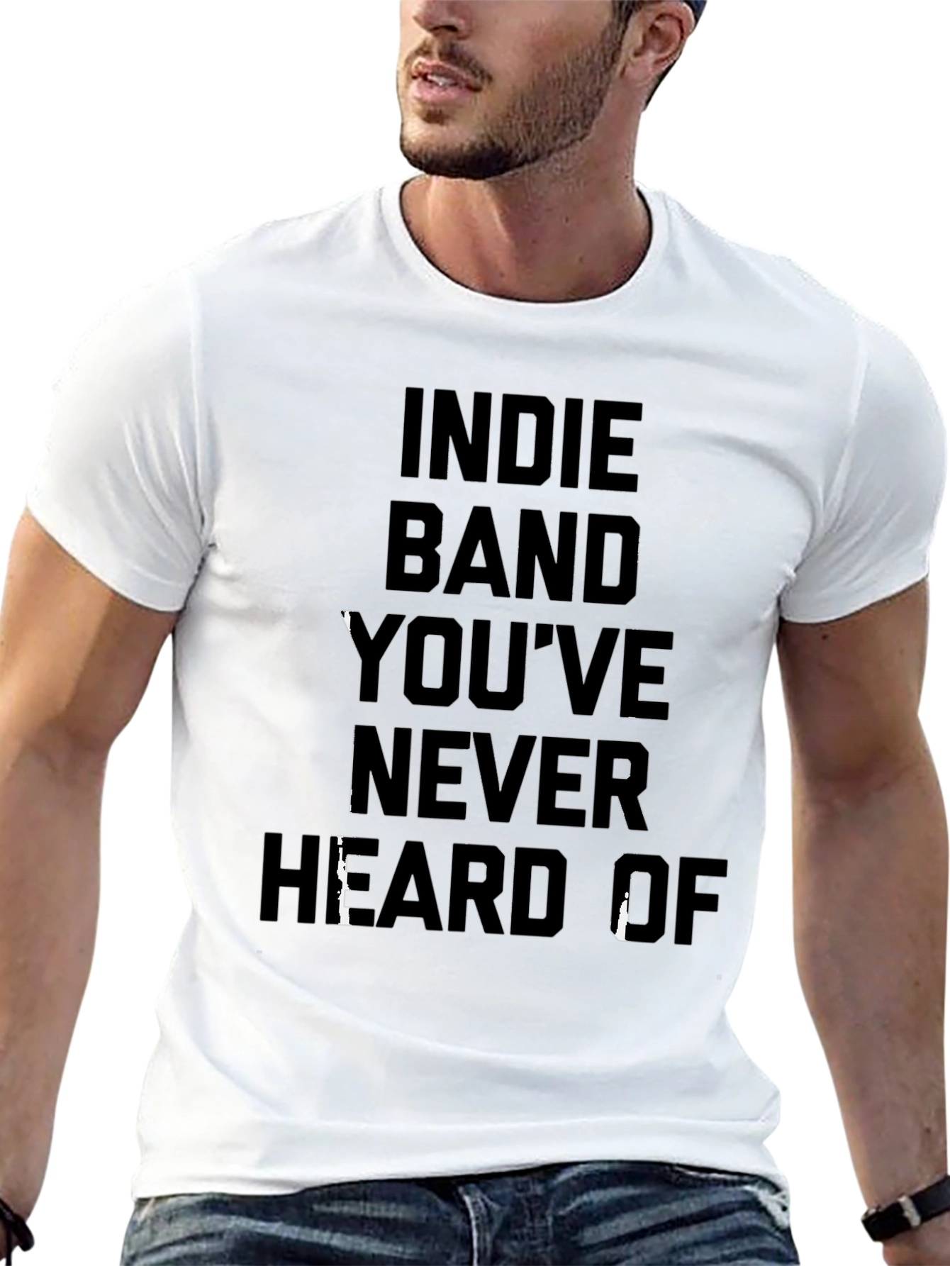 Black Indie Band T-Shirt - Novelty Music Tee view 13