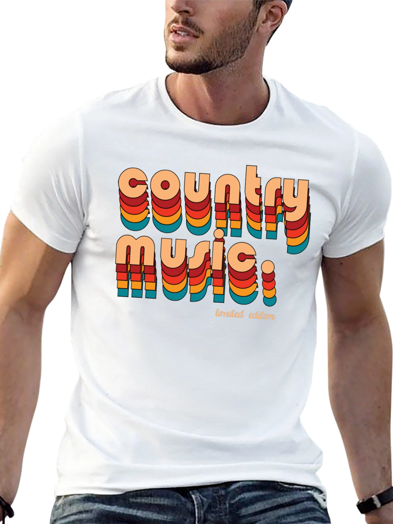 Black Country Music Limited Edition Retro Graphic T-Shirt view 13