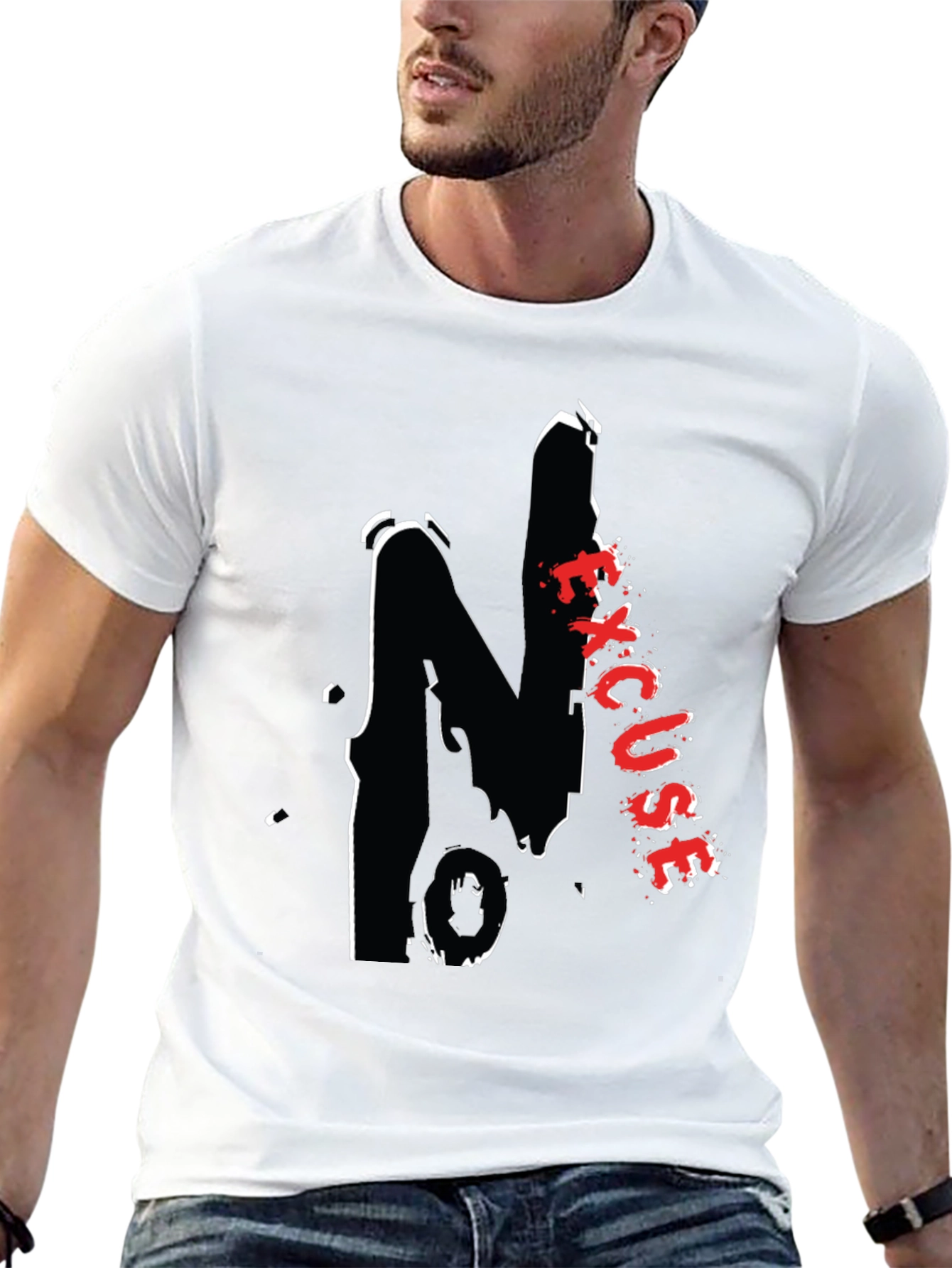 Black Black Graphic Tee - Excuse view 13