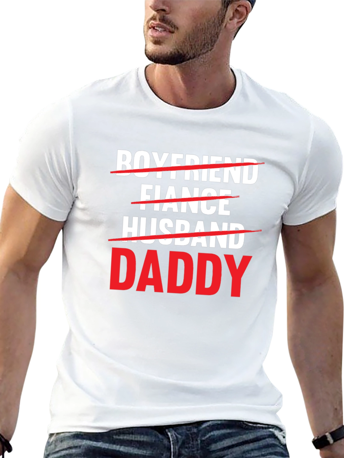 Black Boyfriend Fiance Husband Daddy T-Shirt view 13