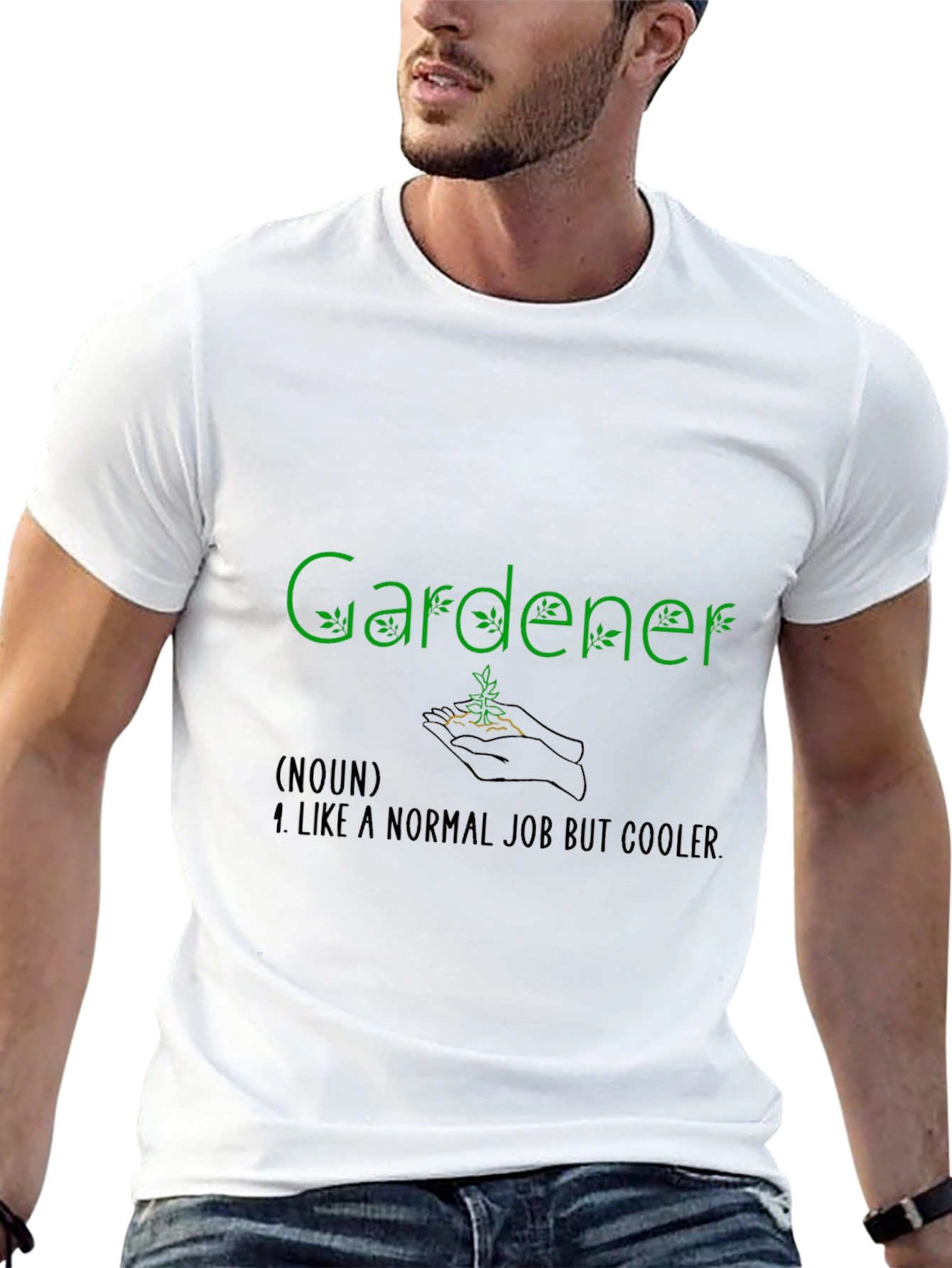 Black Gardener T-Shirt - Cool Job Gift Idea view 13