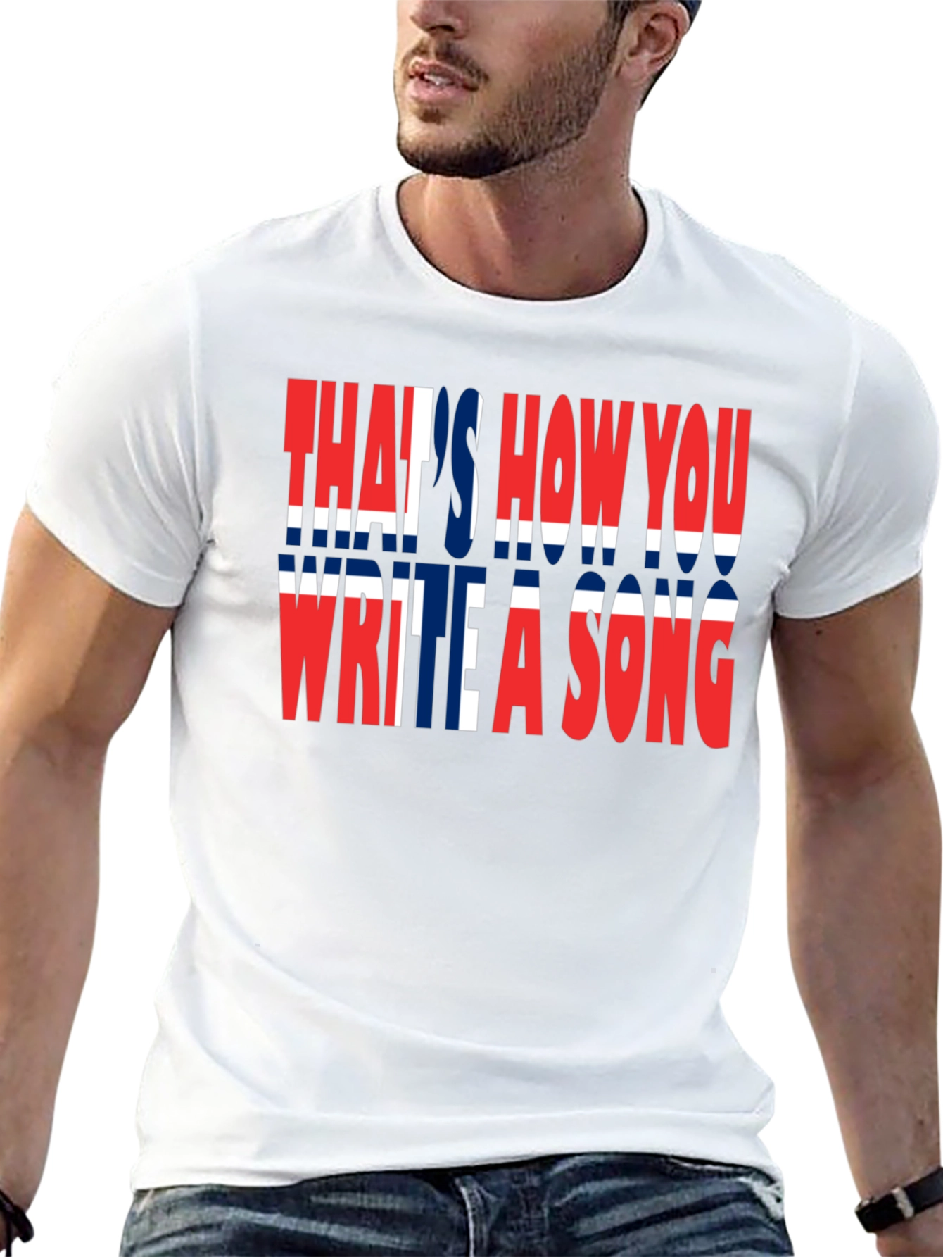 Black That's How You Write A Song T-Shirt view 13