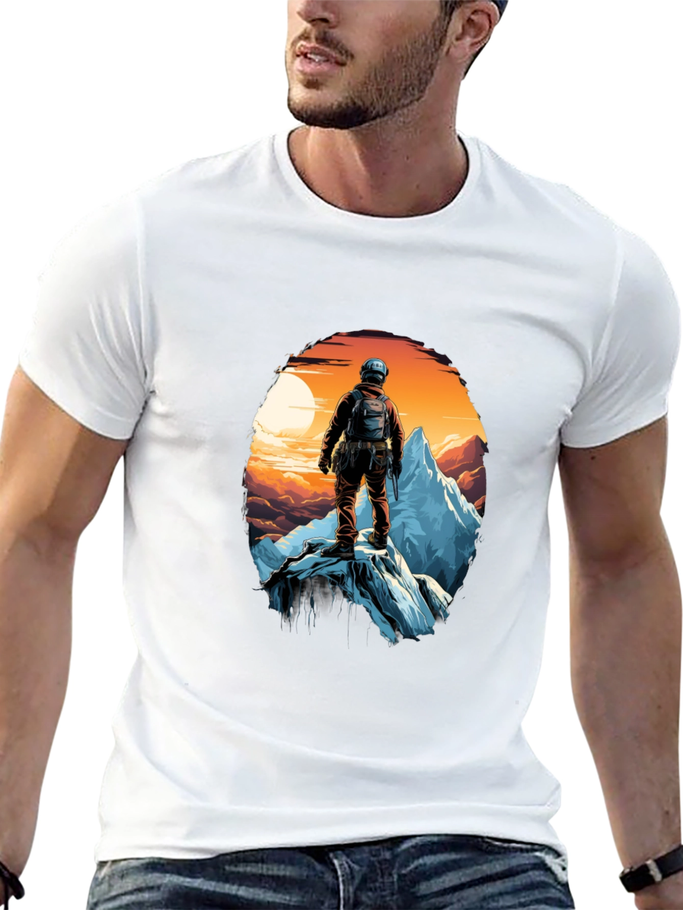 Black Mountain Climber Graphic Tee - Adventure Awaits! view 13