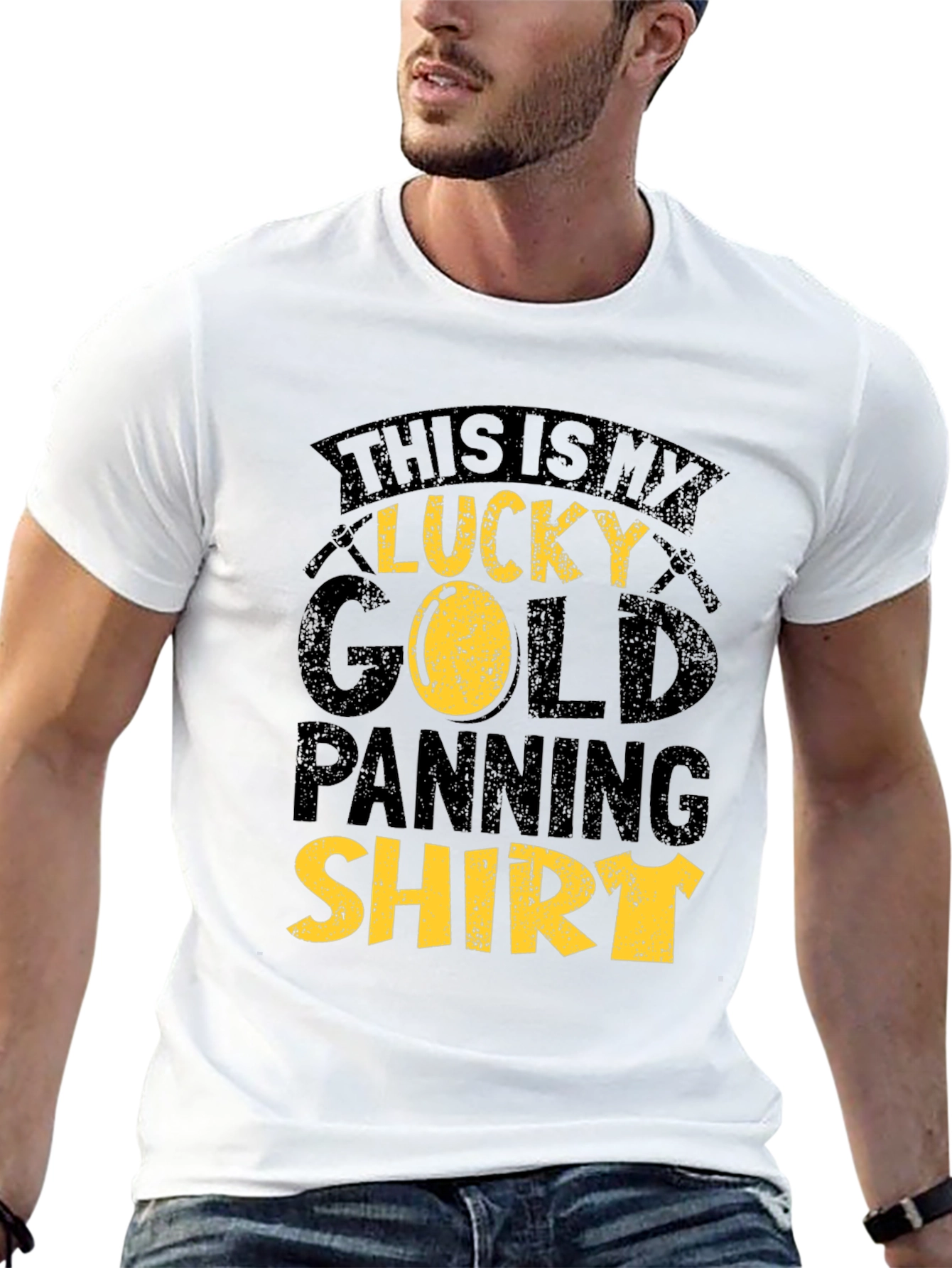 Black Lucky Gold Panning Shirt - Black Tee view 13