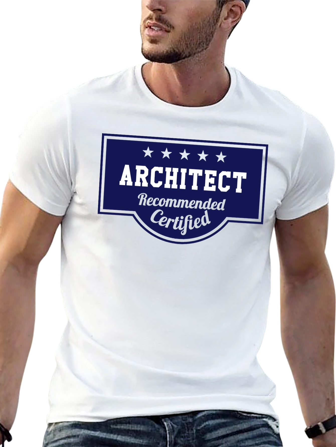 Black Architect Recommended Certified T-Shirt view 13