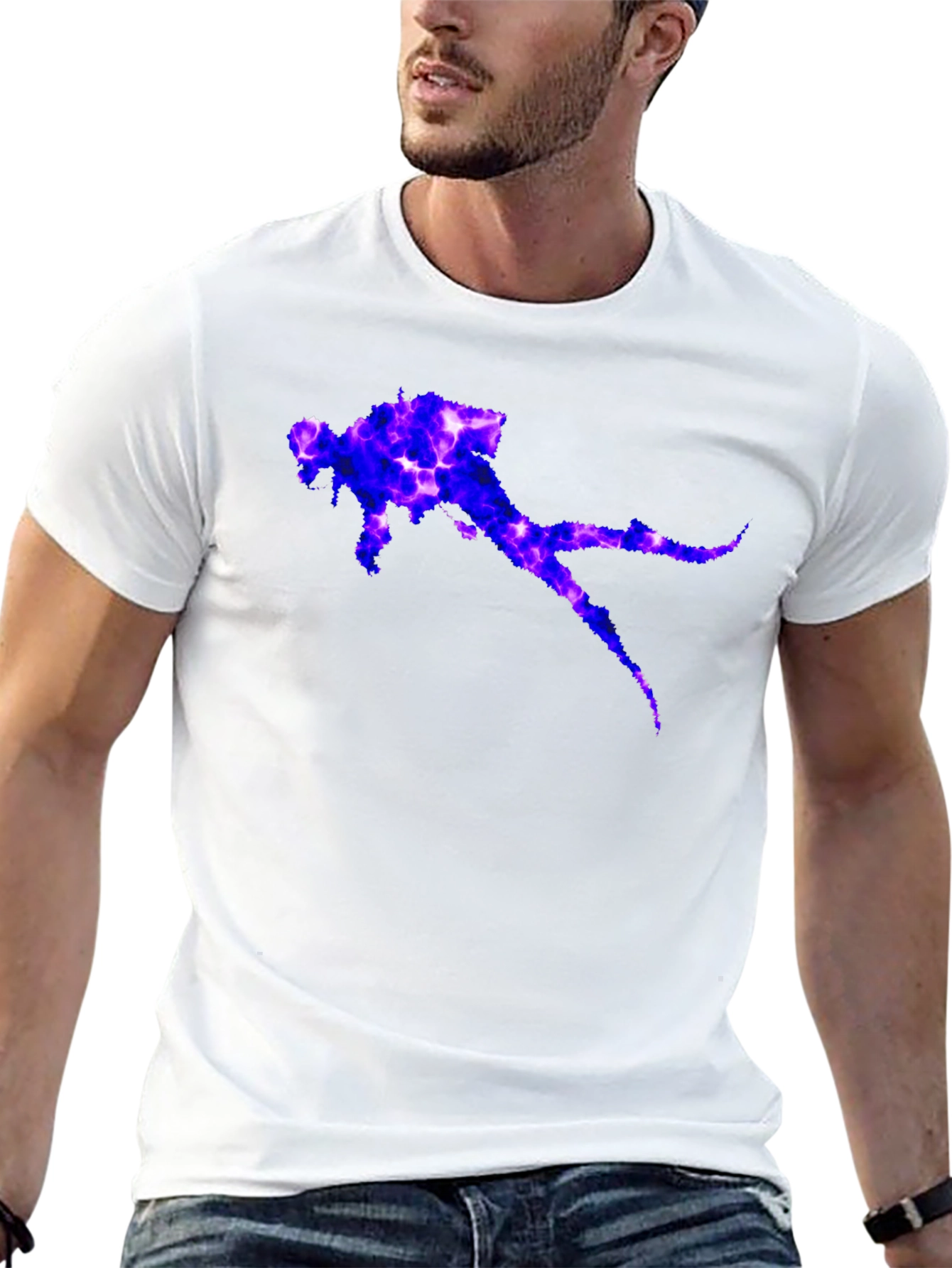 Black Diver Graphic T-Shirt - Black Casual Tee view 13