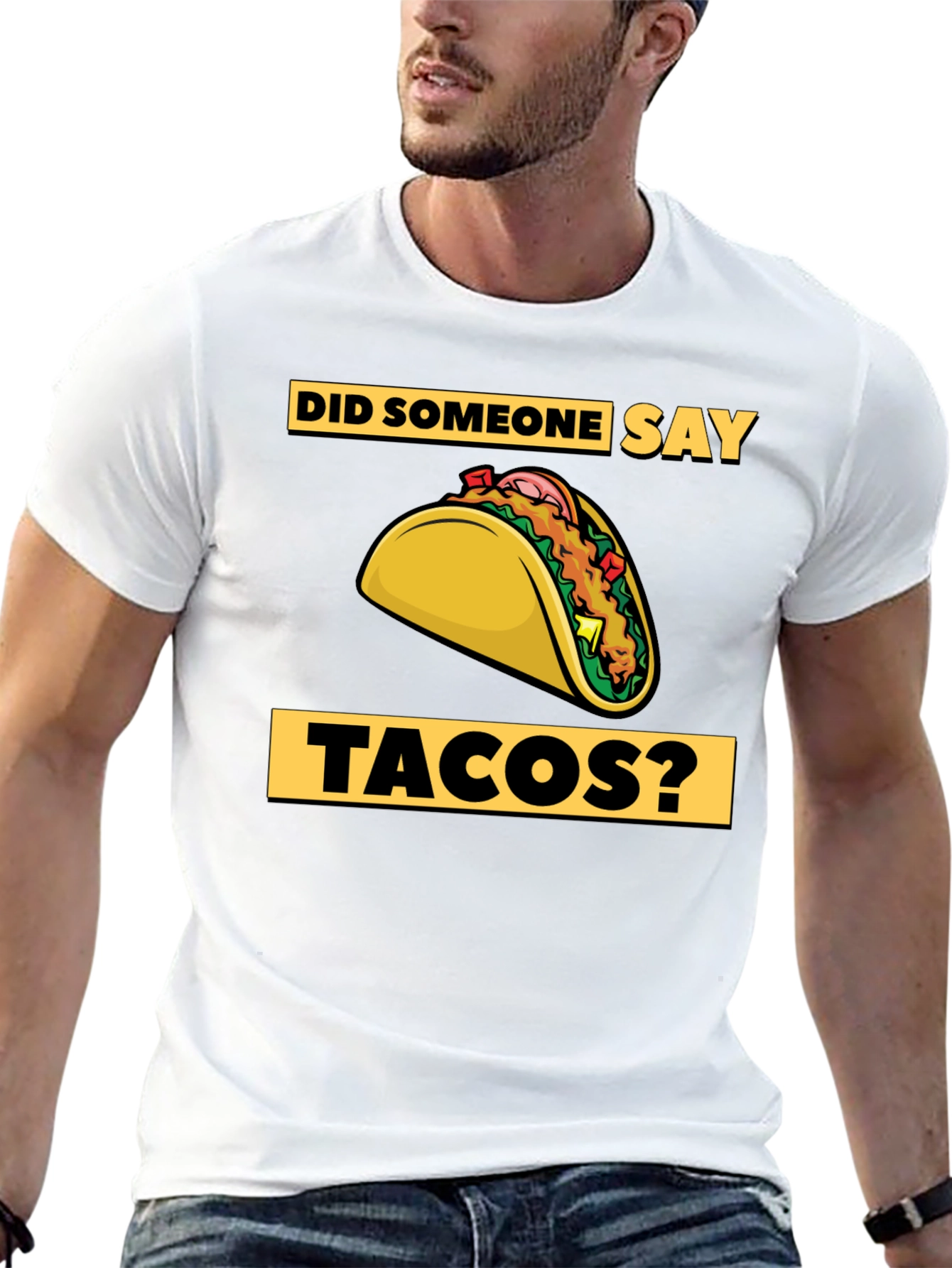Black Tacos Graphic T-Shirt - Did Someone Say Tacos? view 13