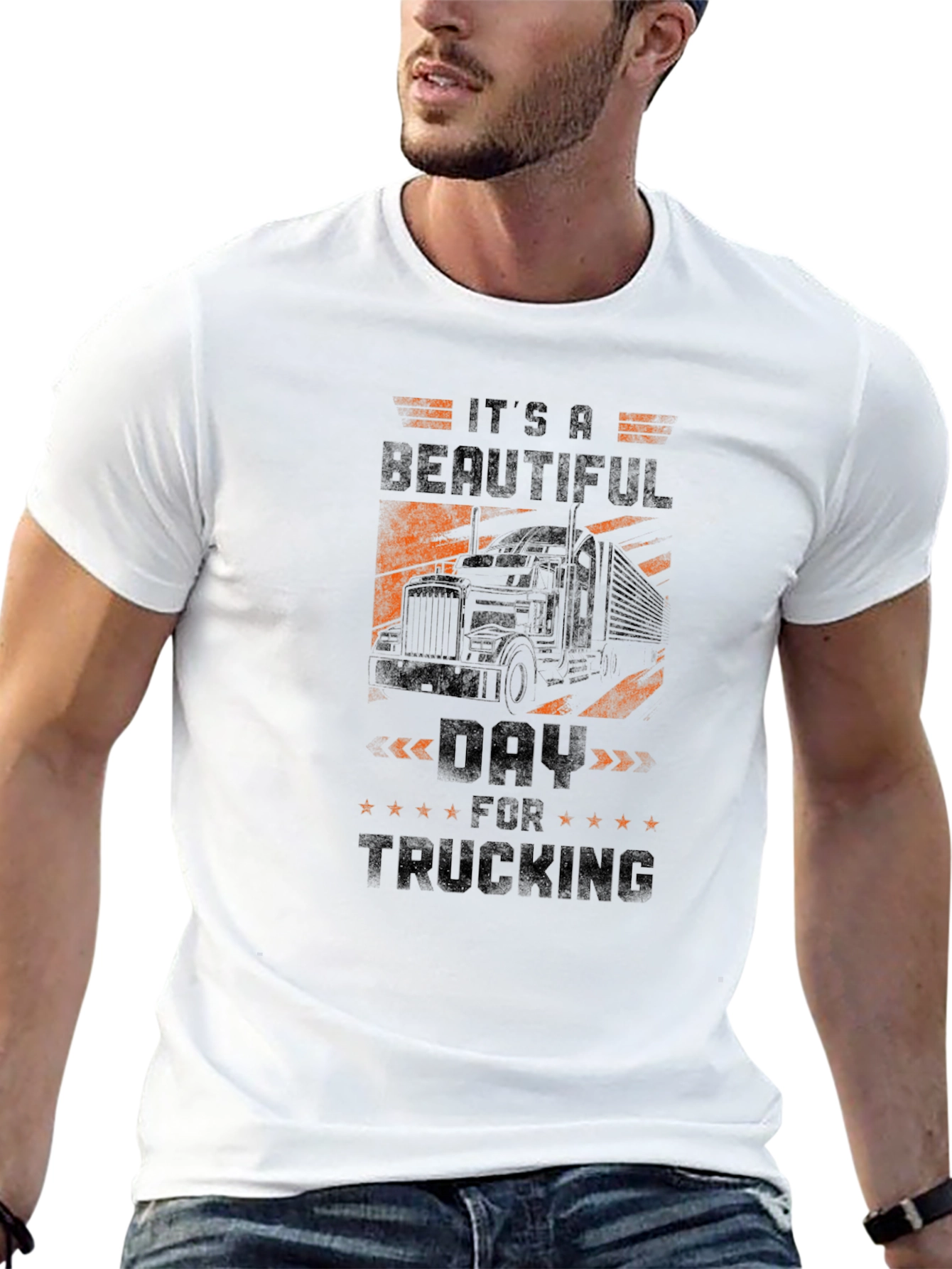 It's A Beautiful Day For Trucking T-Shirt - 13