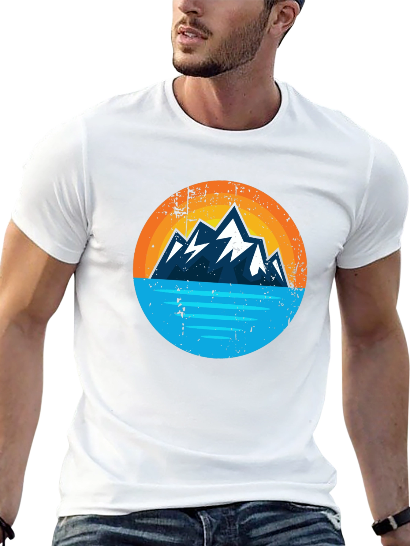 Black Mountain Lake Graphic T-Shirt - Adventure Ready view 13