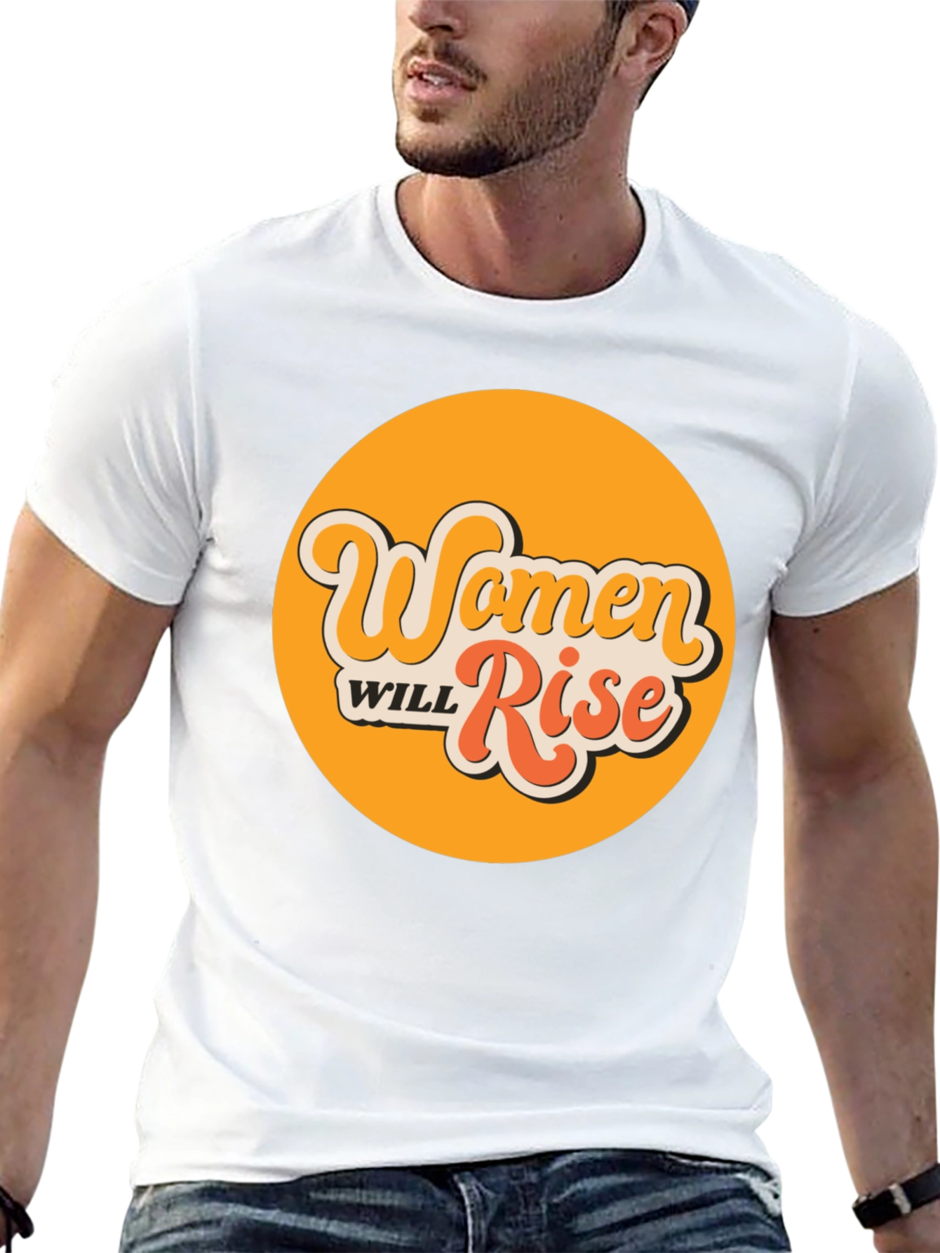 Black Women Will Rise Graphic Tee - Retro Style view 13