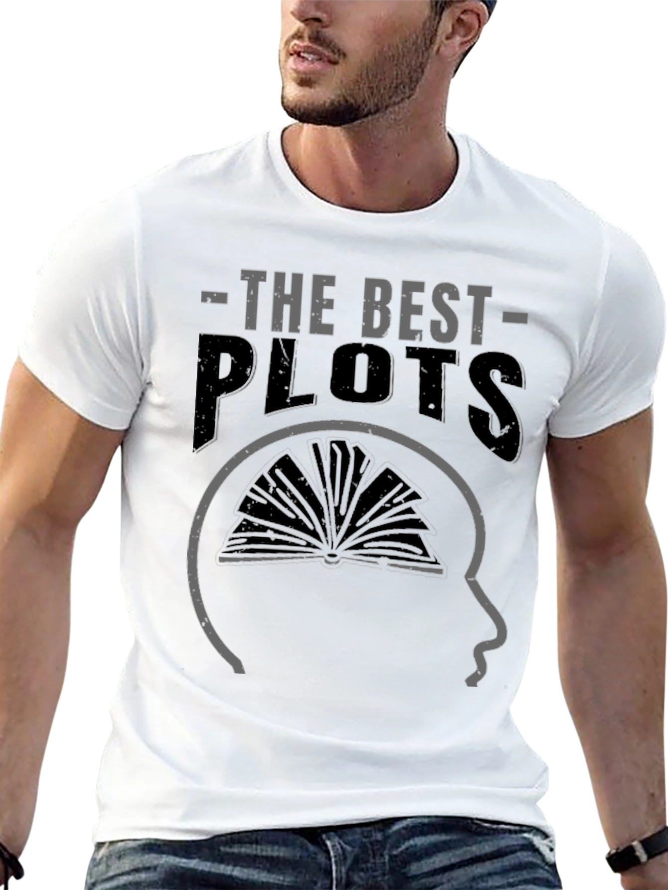 Black The Best Plots Graphic Novelty T-Shirt view 13