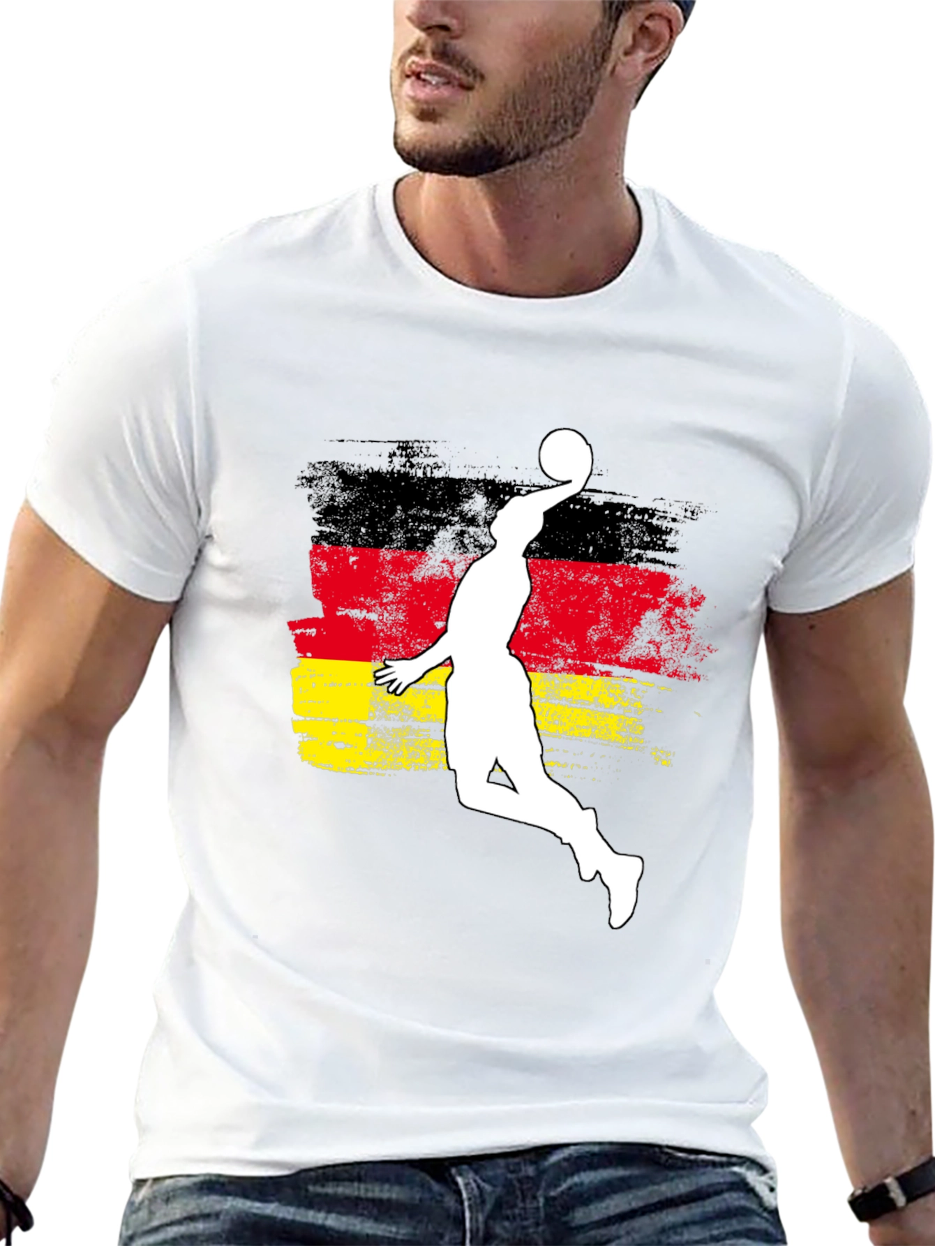 German Basketball Flag T-Shirt - 13