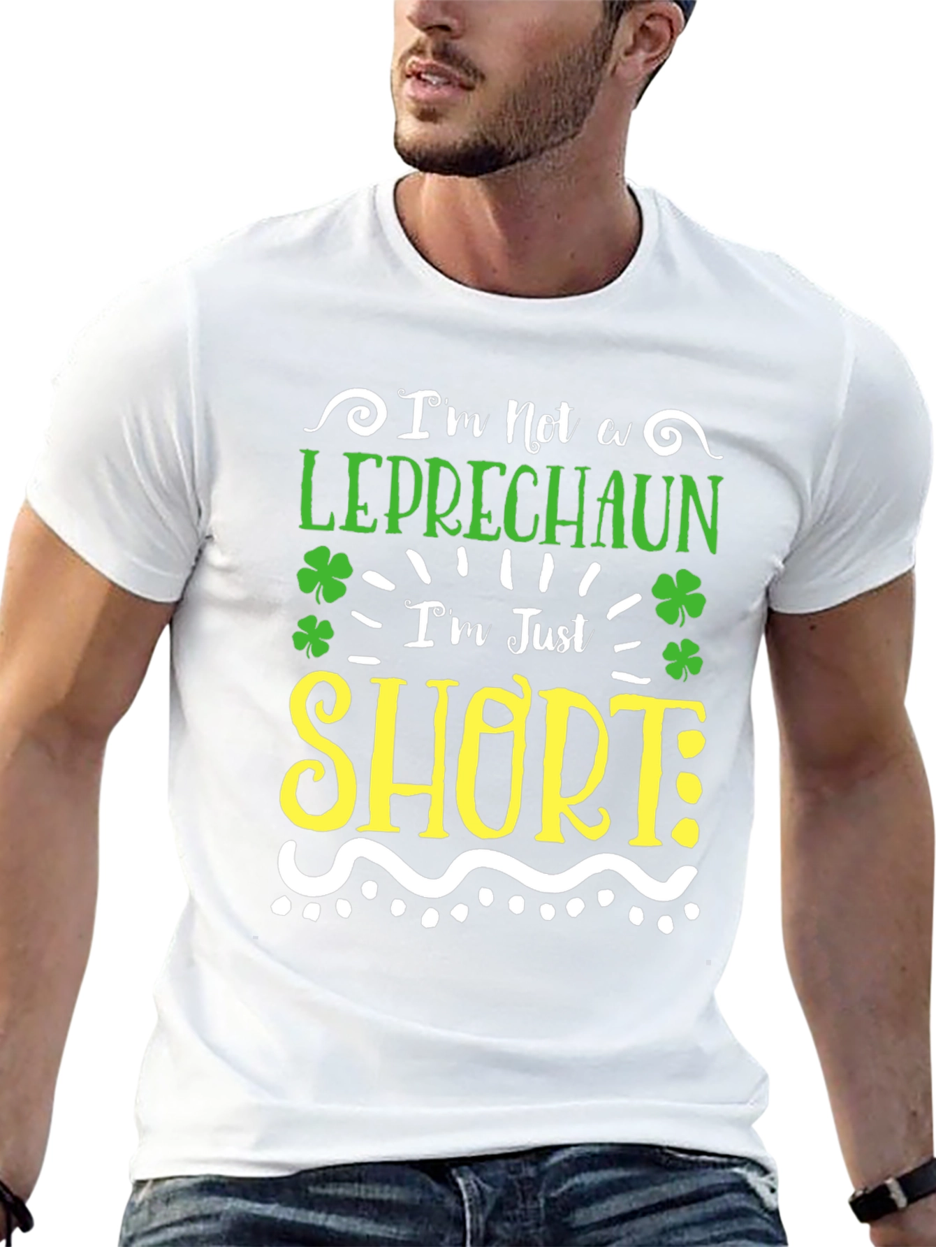 Black Funny St. Patrick's Day T-Shirt - Leprechaun Joke view 13