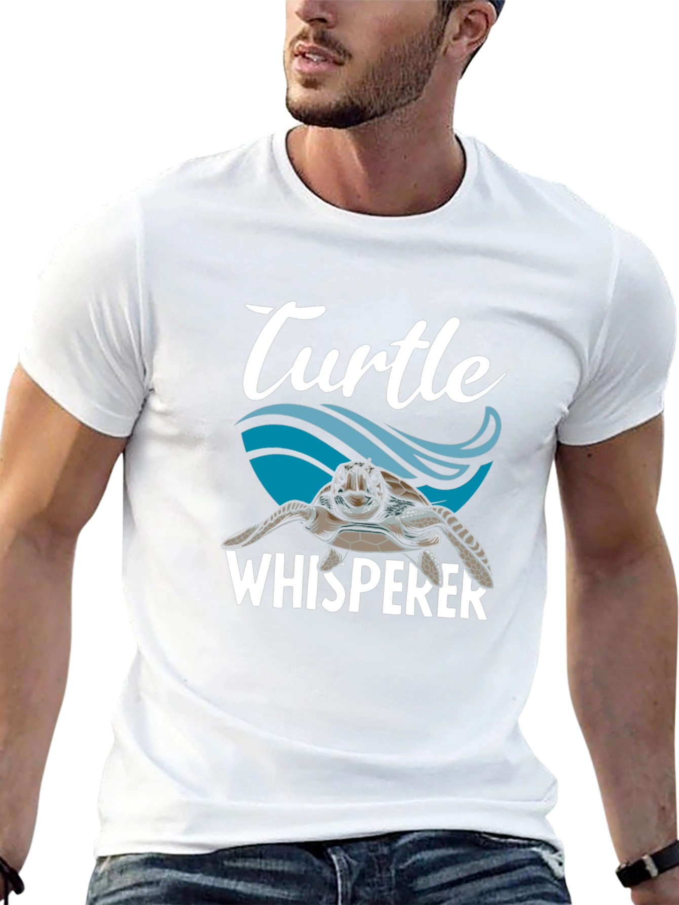 Black Turtle Whisperer Graphic T-Shirt - Black view 13