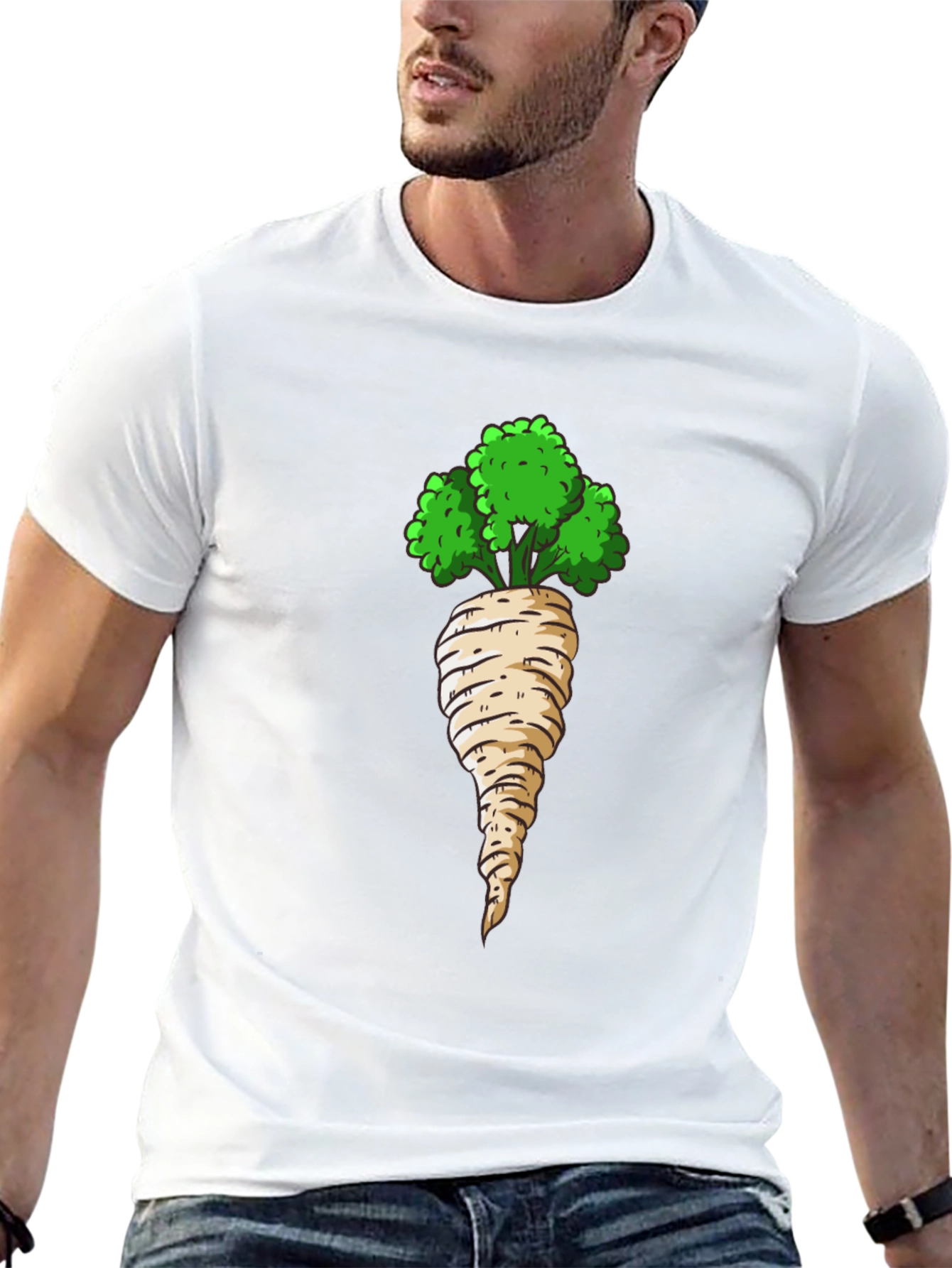 Black Radish Graphic Tee - Unique Foodie Fashion view 13