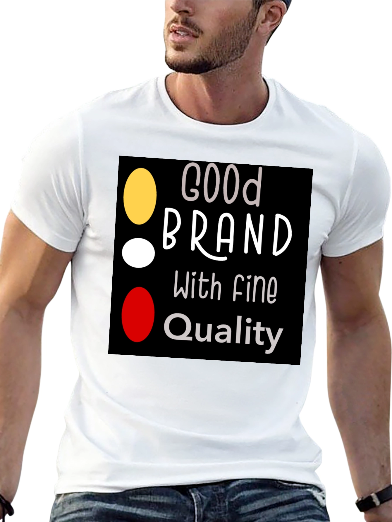 Black Good Brand Quality T-Shirt, Graphic Tee view 13