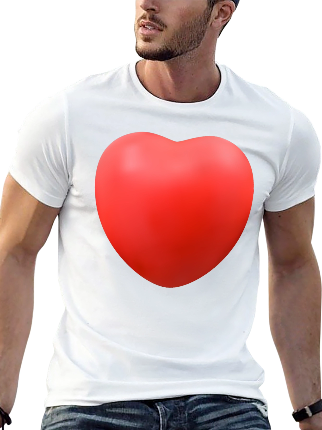 Black Heart Graphic Black Tee view 13