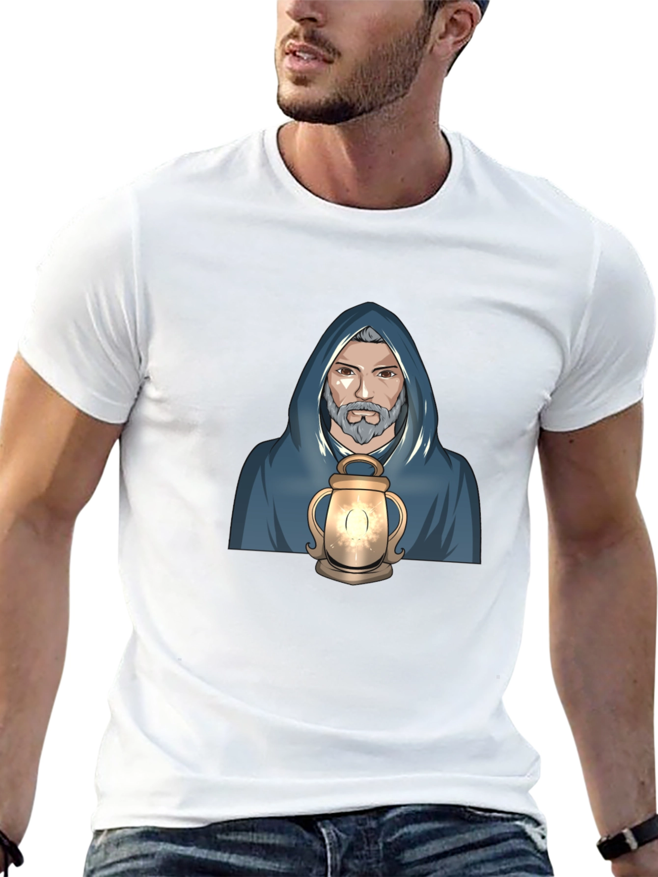 Mystic Lantern Graphic Tee - Soft Cotton Blend - 13