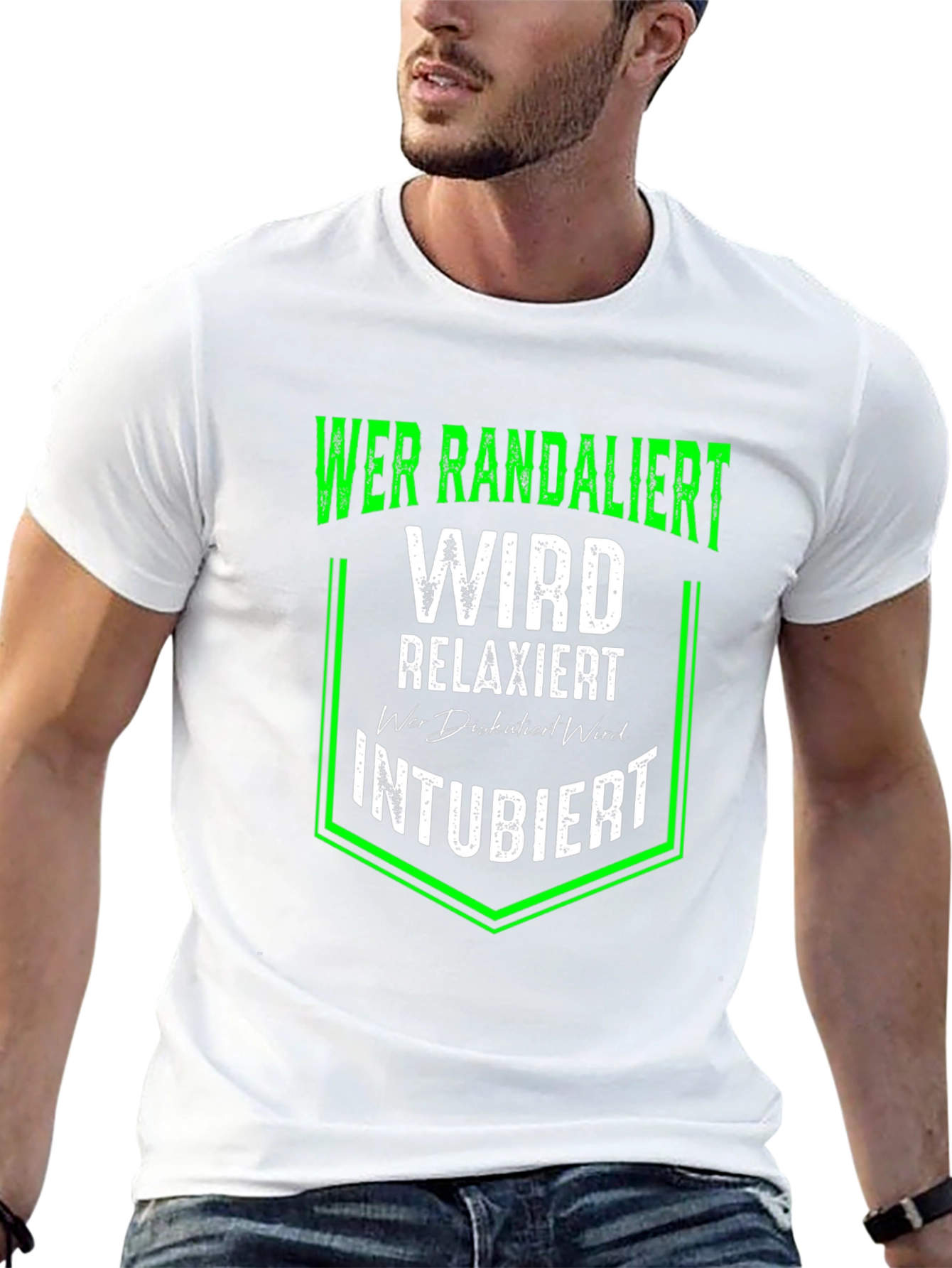 Wer Randaliert T-Shirt - Funny German Humor Tee - 13