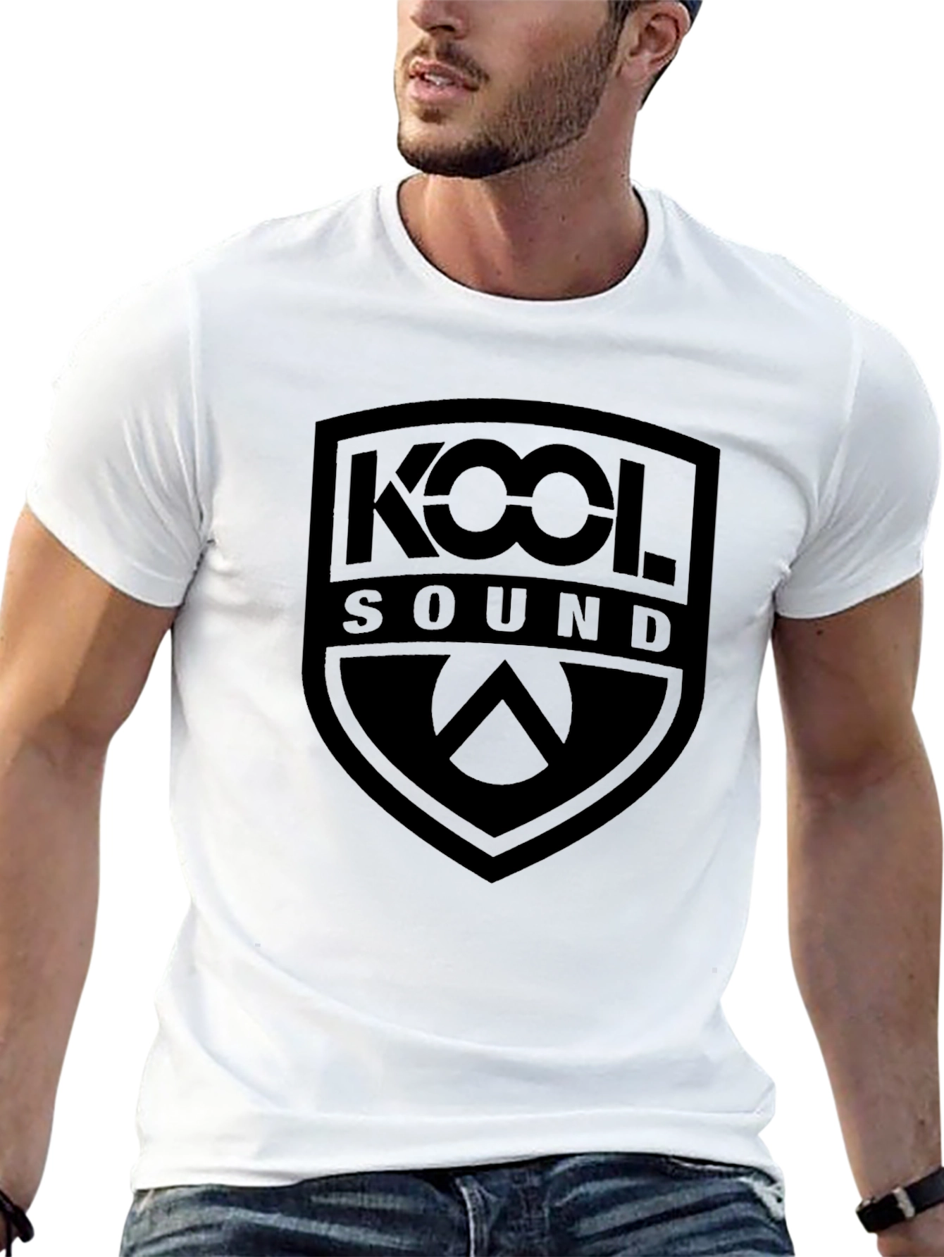 Black Kool Sound Black T-Shirt Graphic Tee view 13