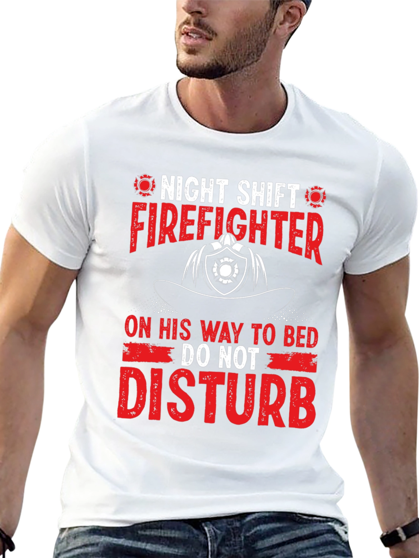 Night Shift Firefighter T-Shirt - Do Not Disturb - 13