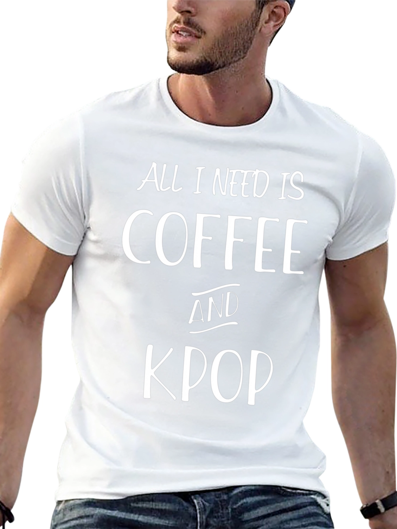 Black Coffee and Kpop Black T-Shirt view 13