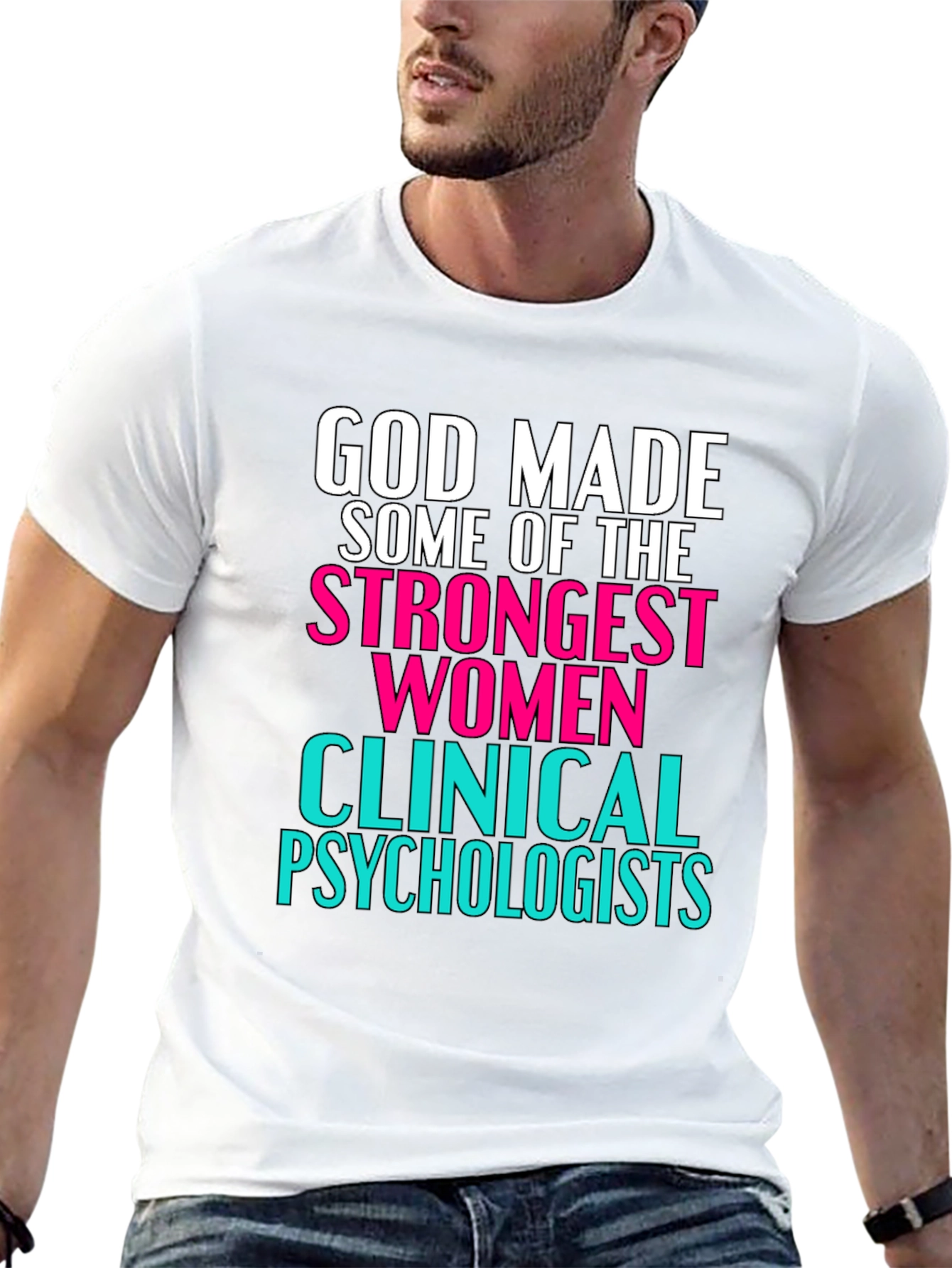 Black Strong Women Clinical Psychologist T-Shirt view 13