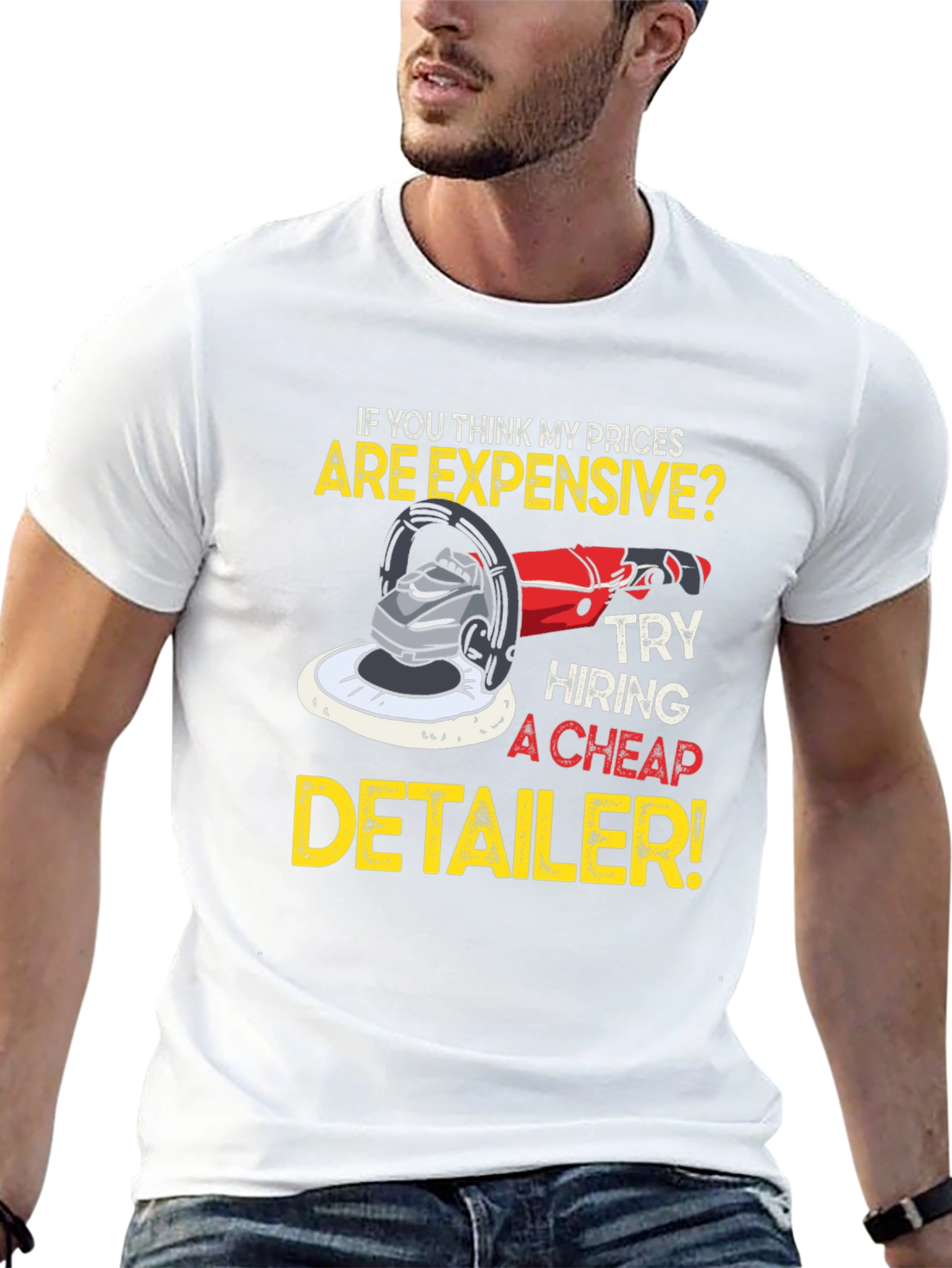Black Expensive Detailer T-Shirt view 13