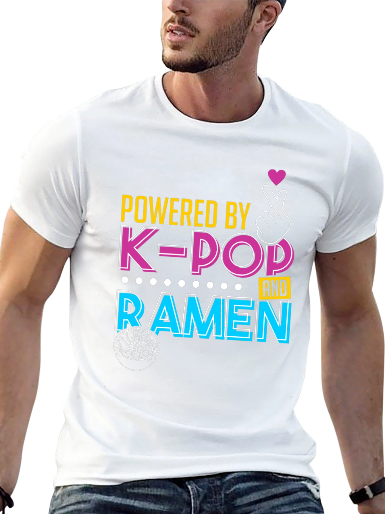 Powered By K-Pop and Ramen T-Shirt - 13