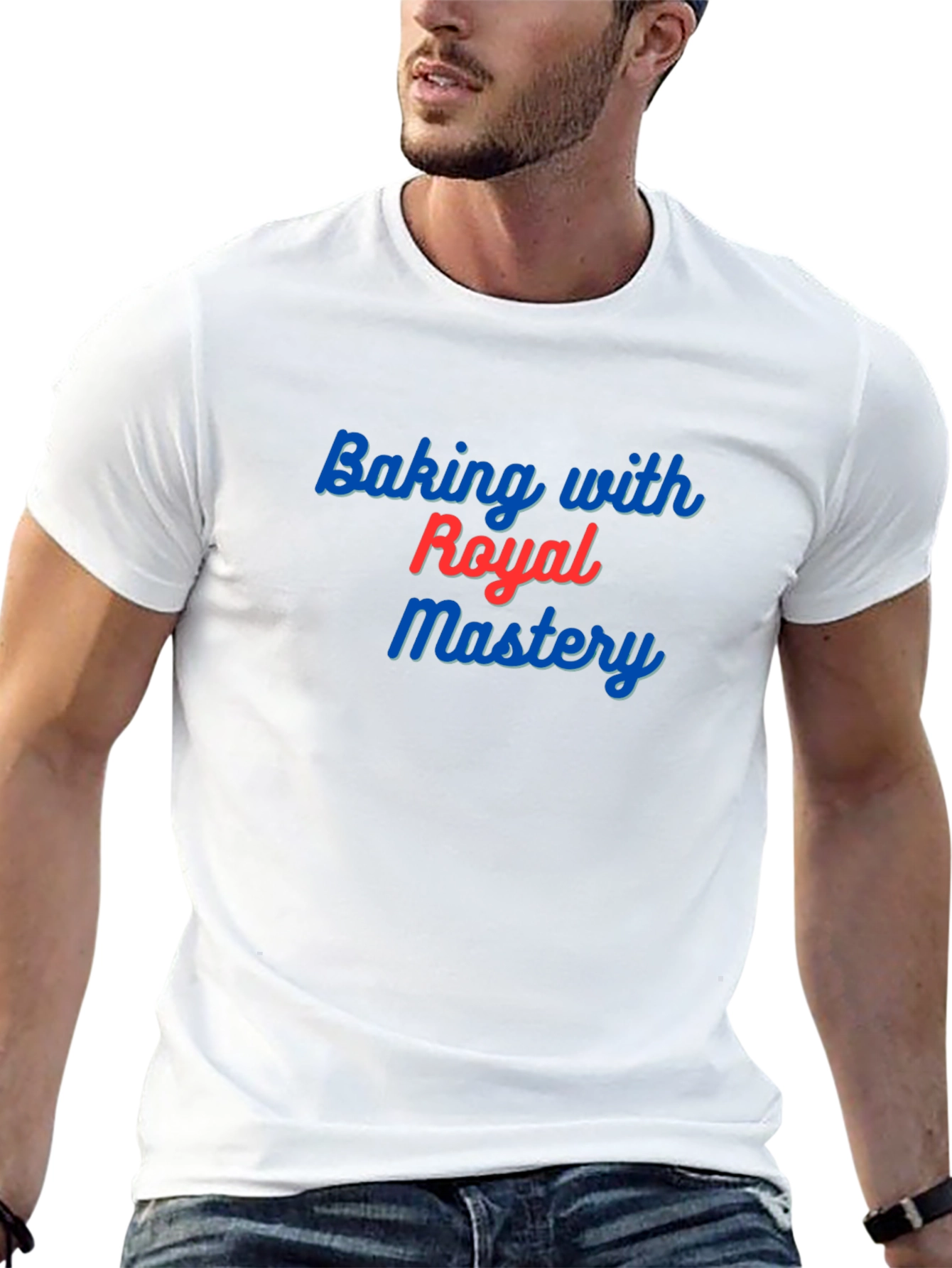 Black Baking with Royal Mastery Graphic T-Shirt view 13
