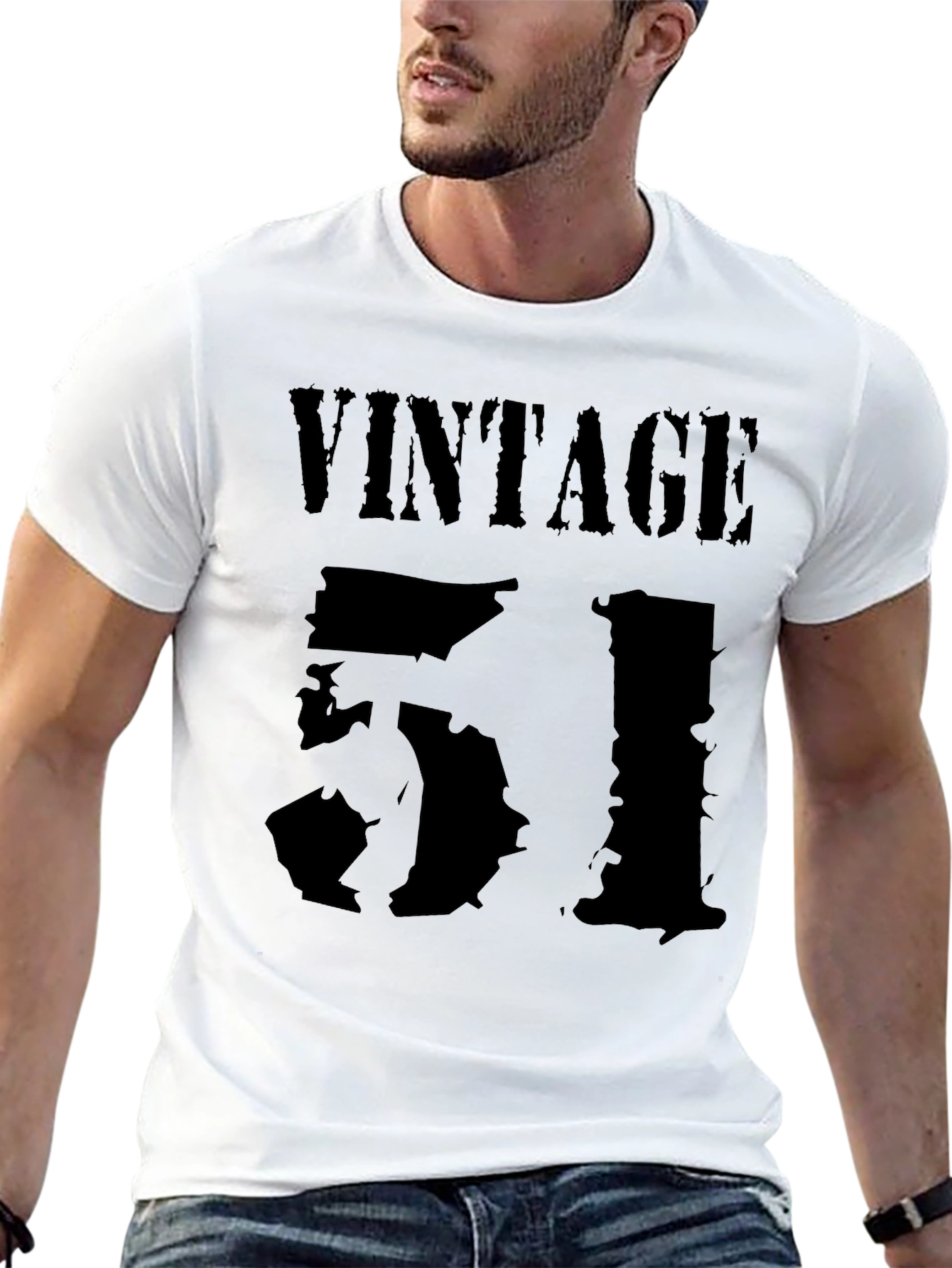 Black Vintage 51 Black T-Shirt view 13