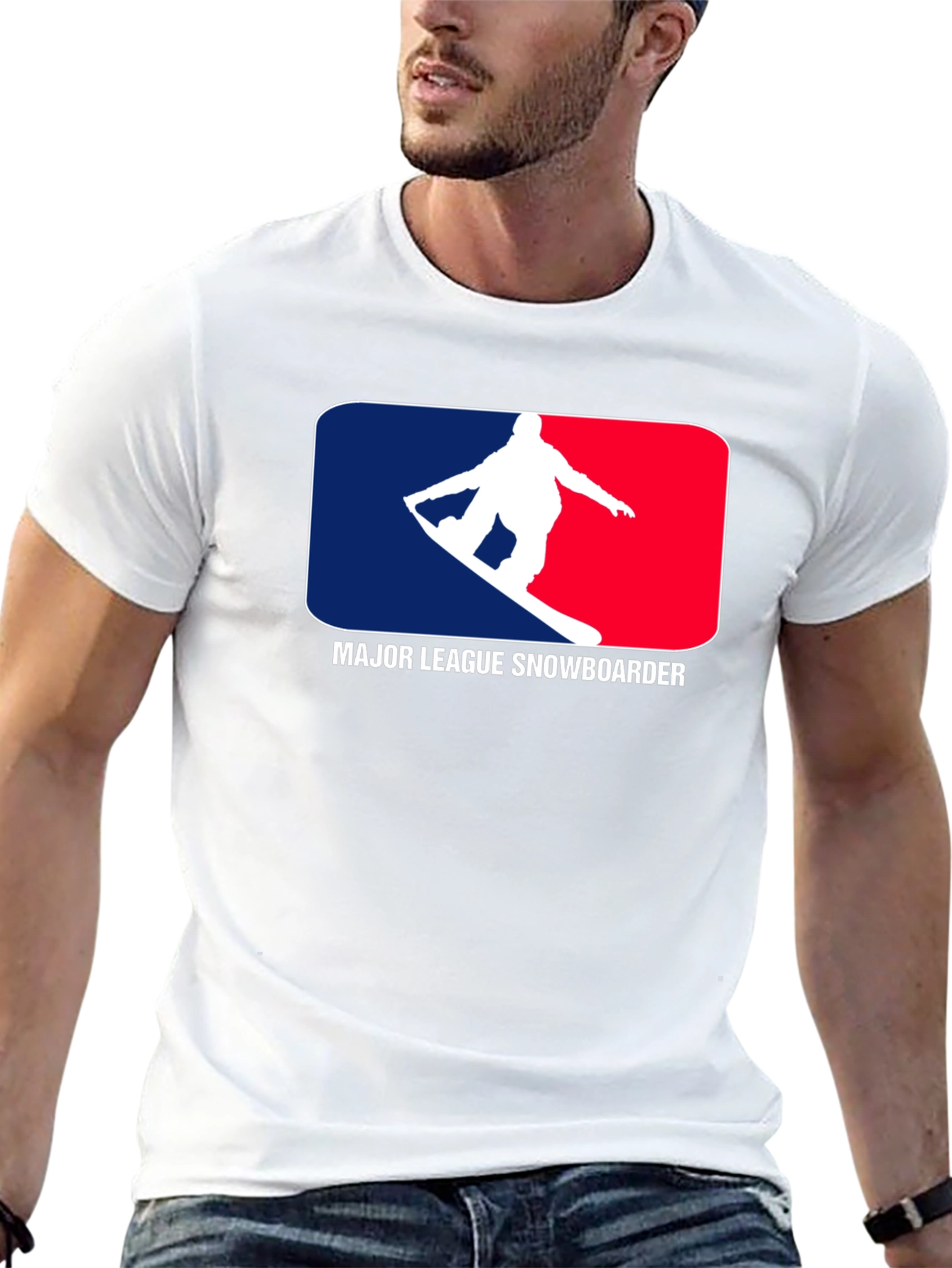 Black Major League Snowboarder Black T-Shirt view 13