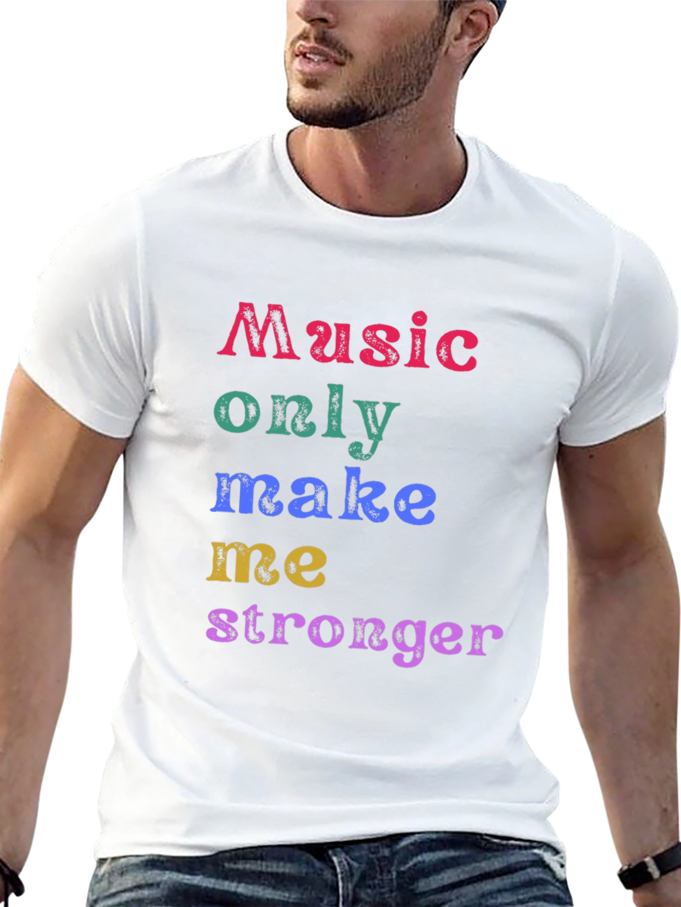Black Music Makes Me Stronger T-Shirt view 13