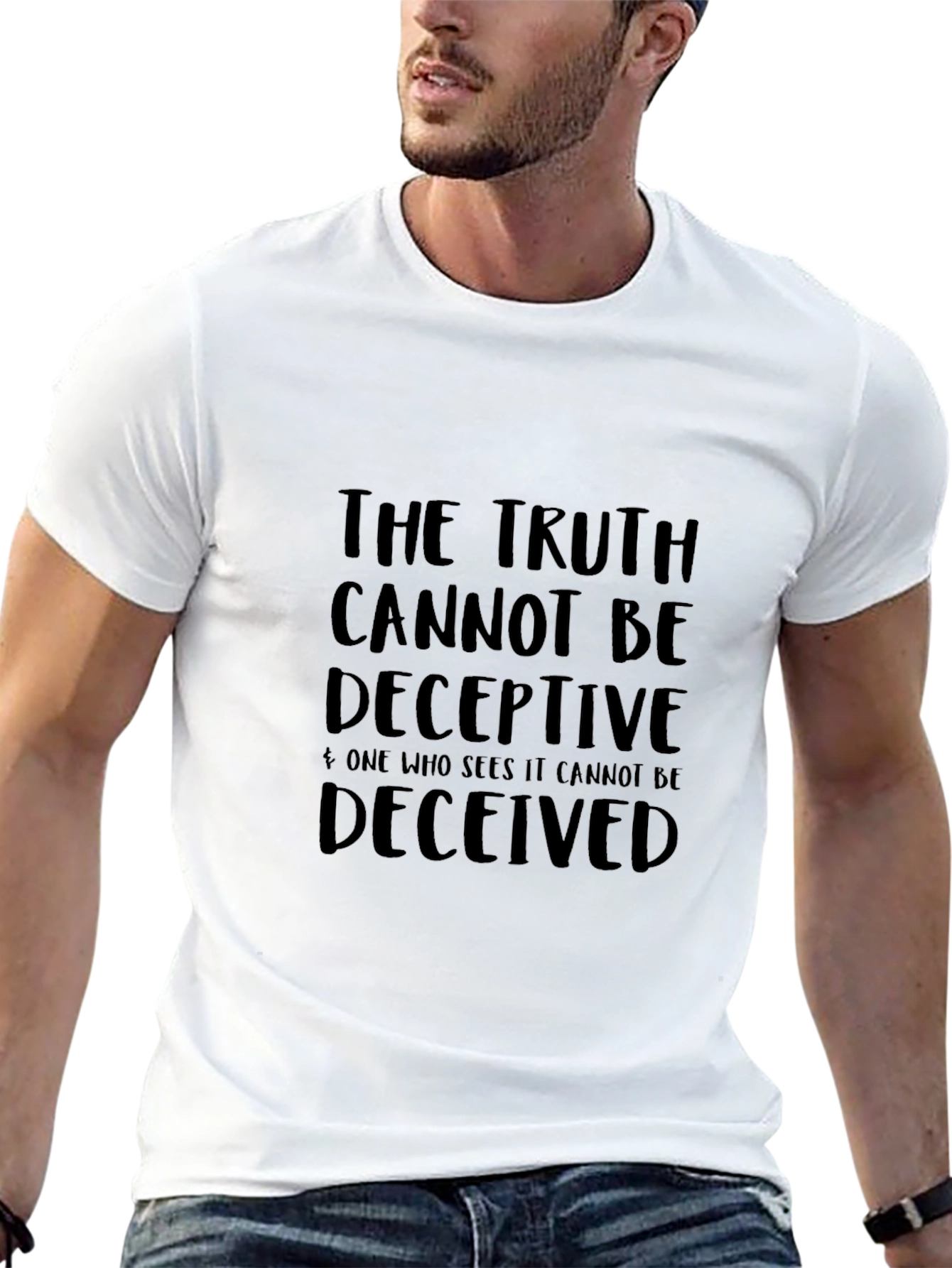 Black Truth Cannot Be Deceptive T-Shirt view 13