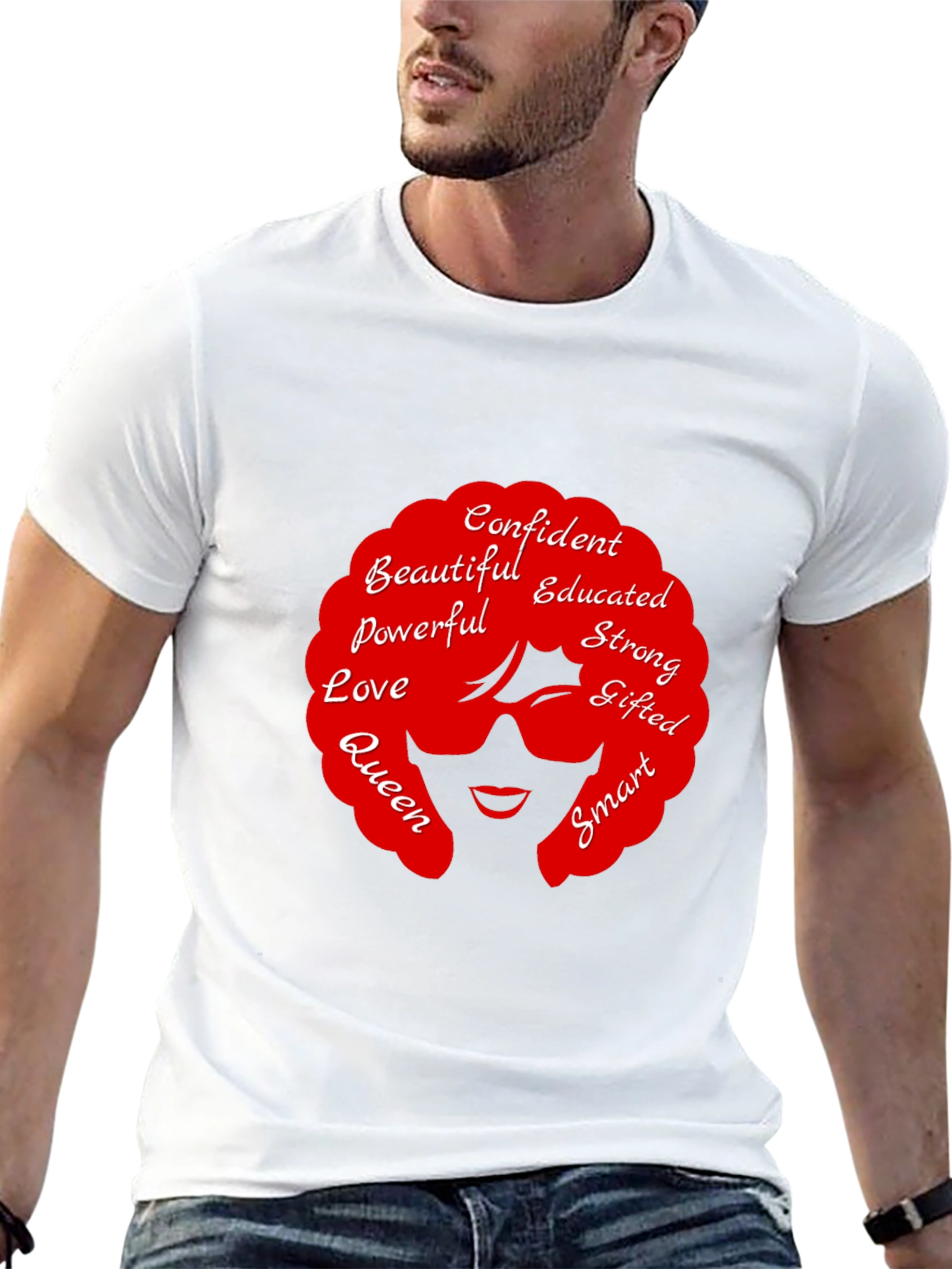 Black Empowered Woman T-Shirt: Confident, Educated & Strong view 13