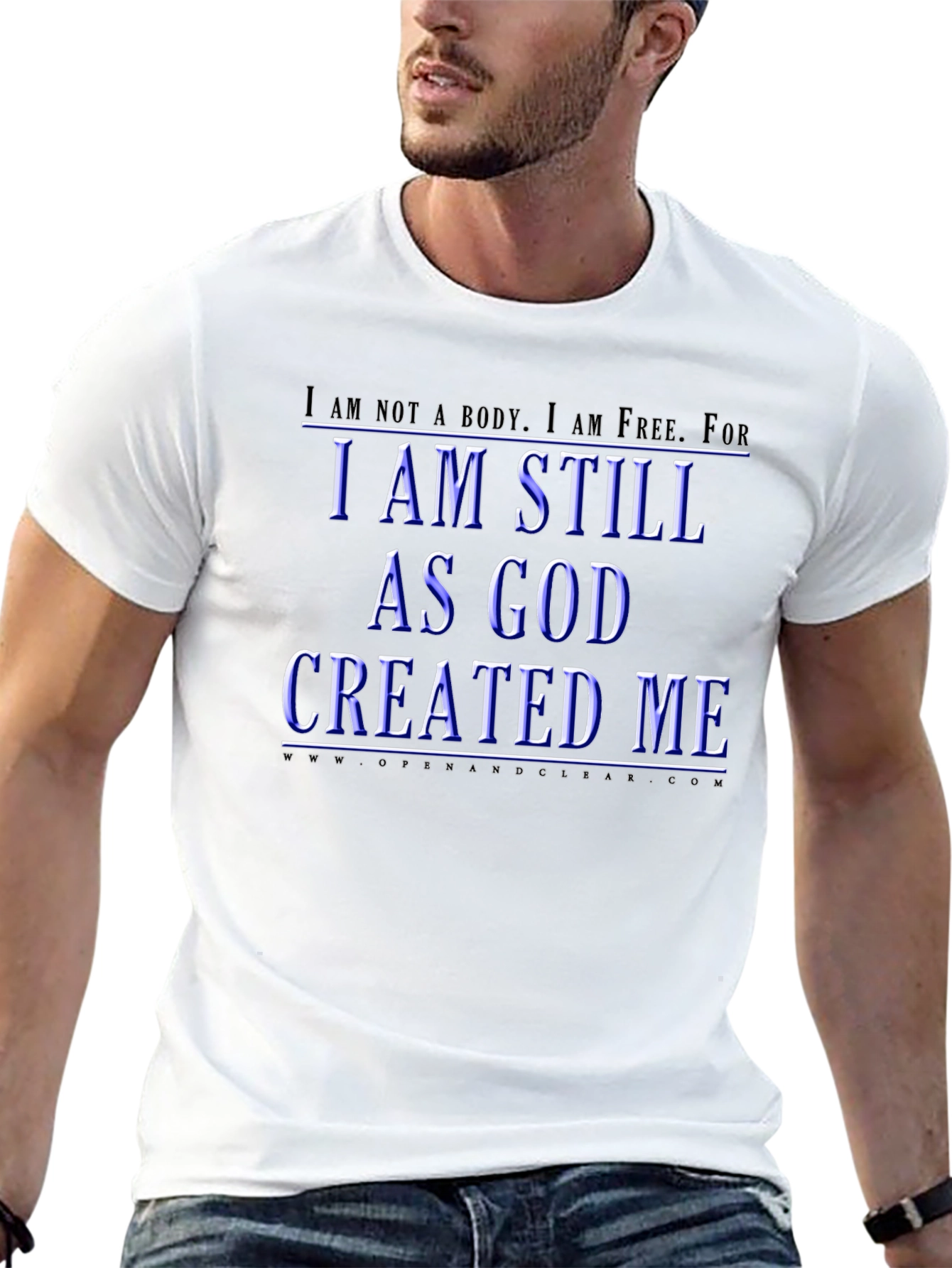 Black I Am Still As God Created Me T-Shirt view 13