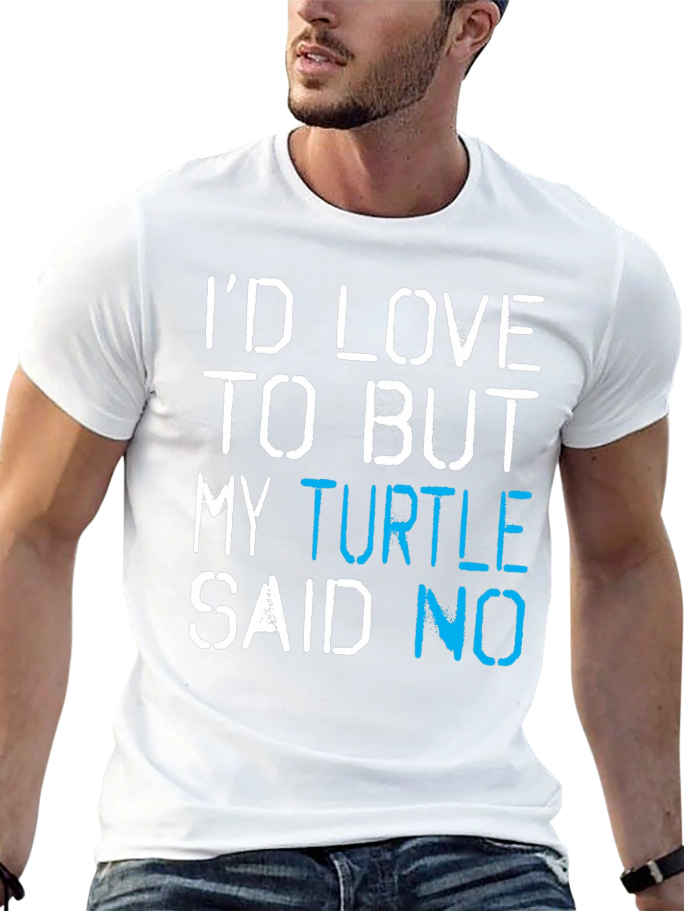 Black Turtle Said No Graphic T-Shirt view 13