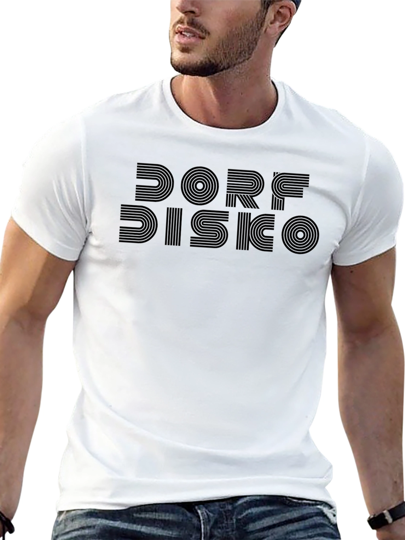 Black Dorf Disco Black Graphic Tee view 13