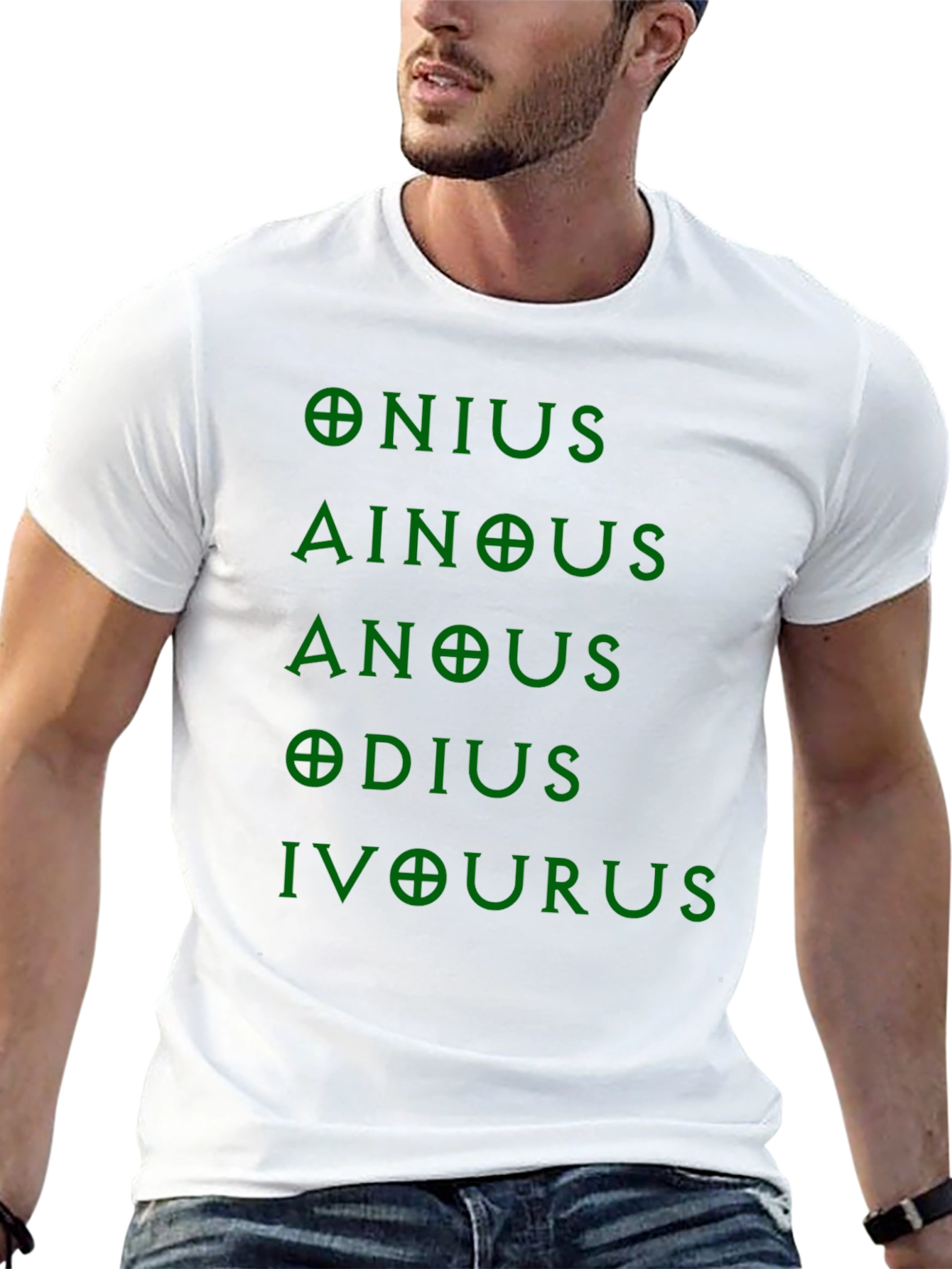 Black Onious Ainous Anous Odious Ivourus T-Shirt view 13